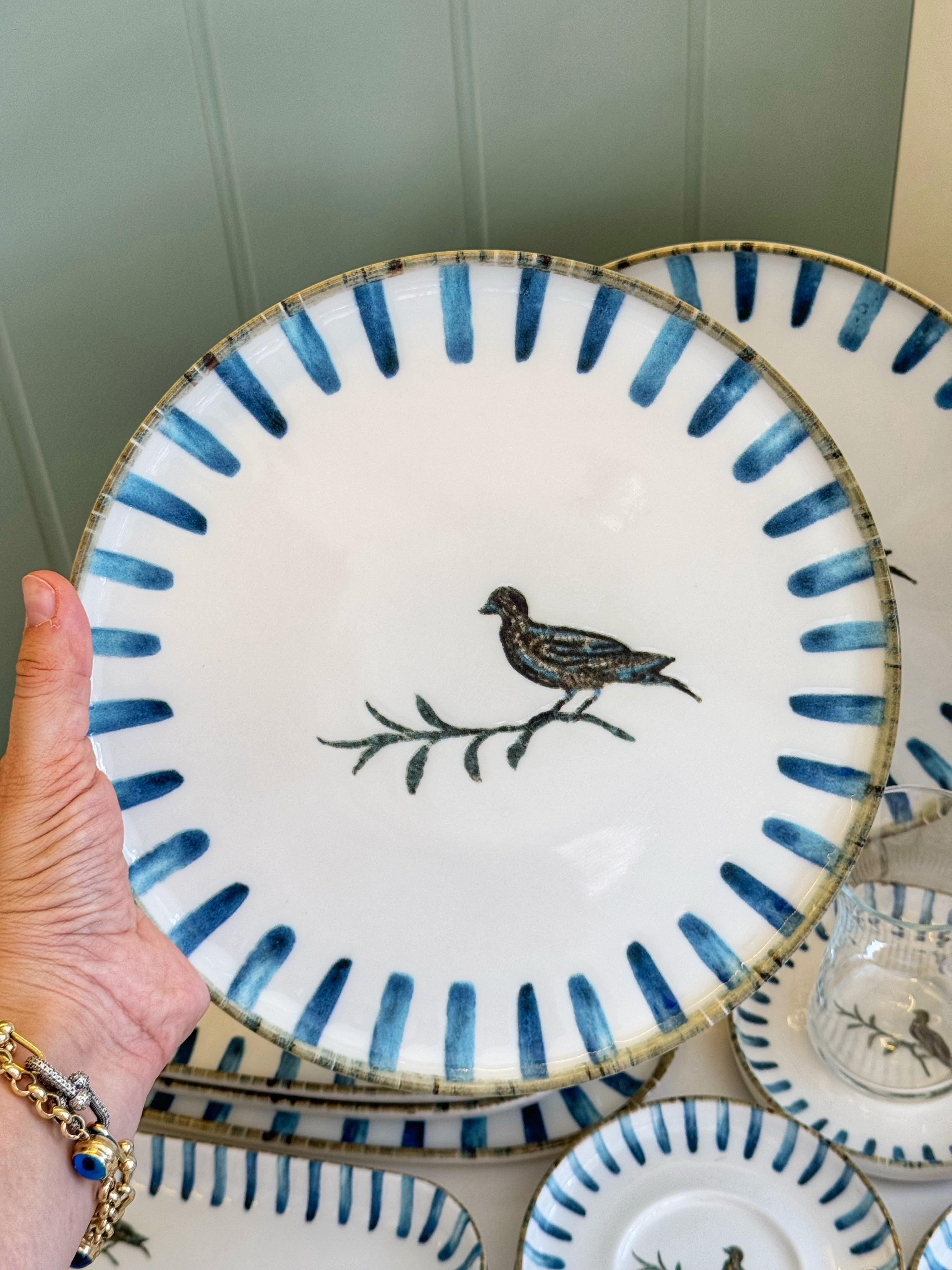 Artisan 29 Parça 6 Kişilik Porselen Kahvaltı Takımı