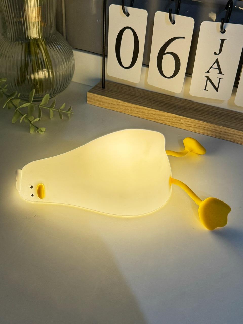 Silikon Ördek Gece Lambası