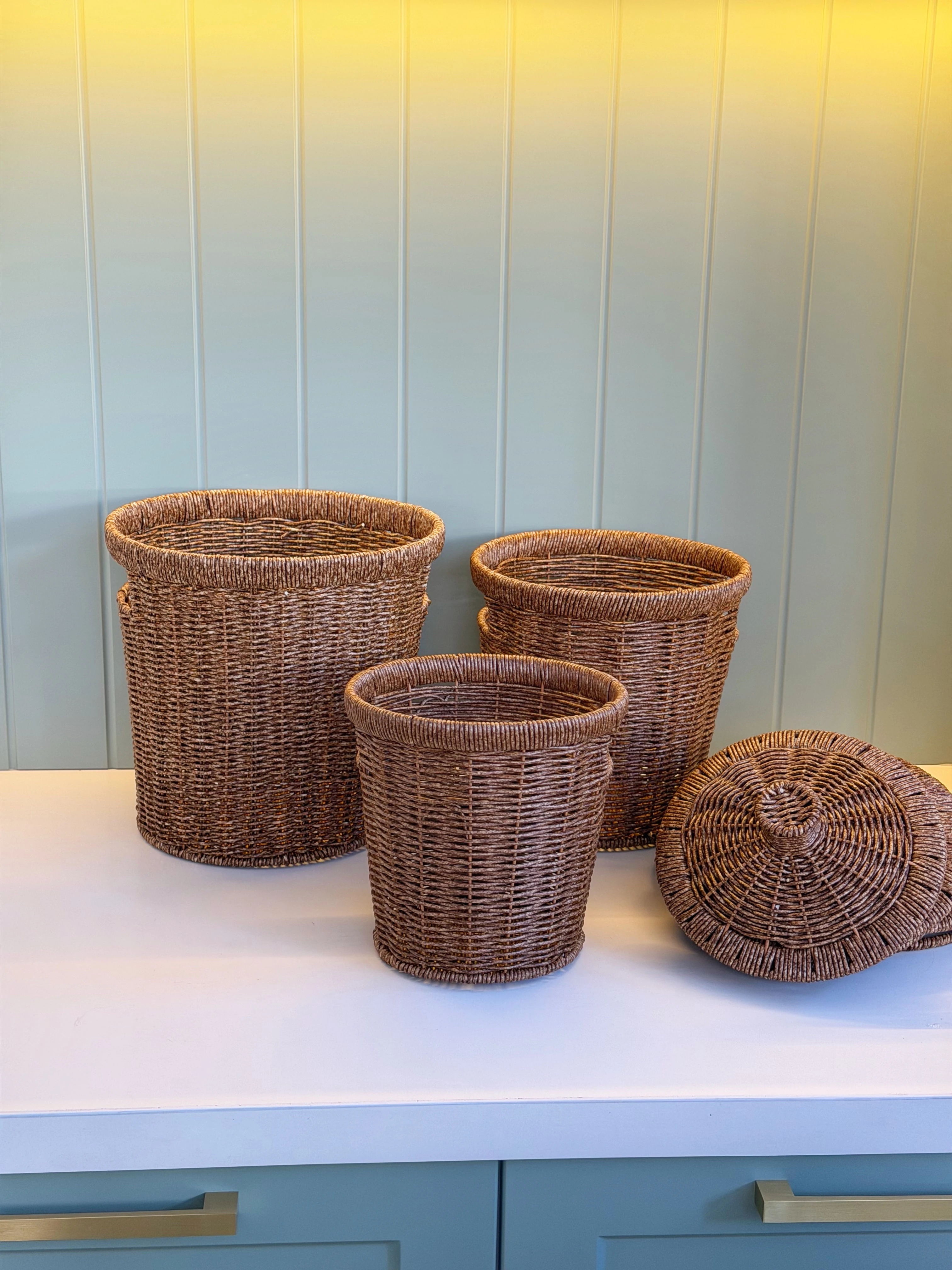 3'Lü Patates/Soğan/ Sarımsak Sepeti (koyu renk)