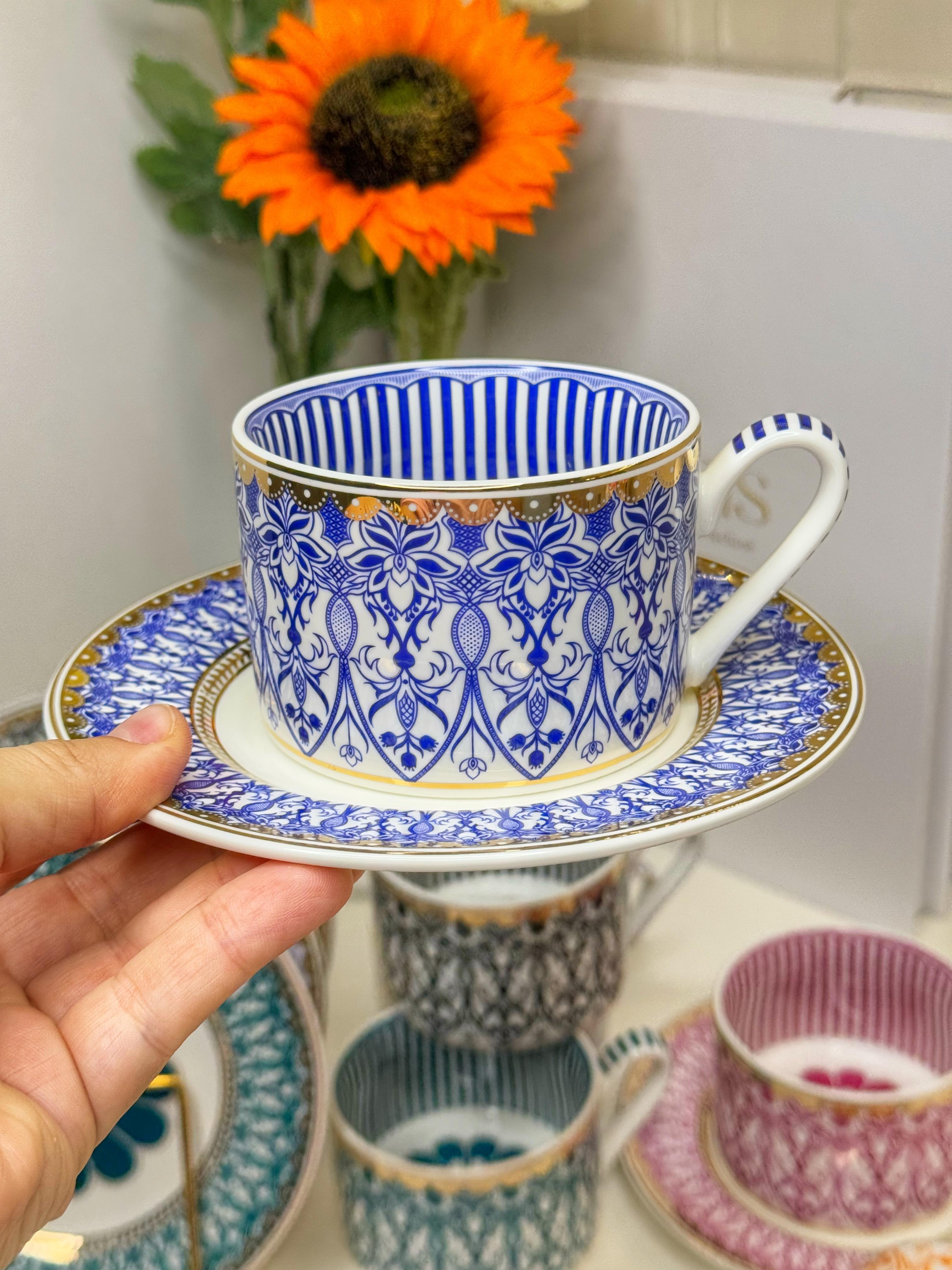 Festival 6 Kişilik Porselen Çay Fincanı