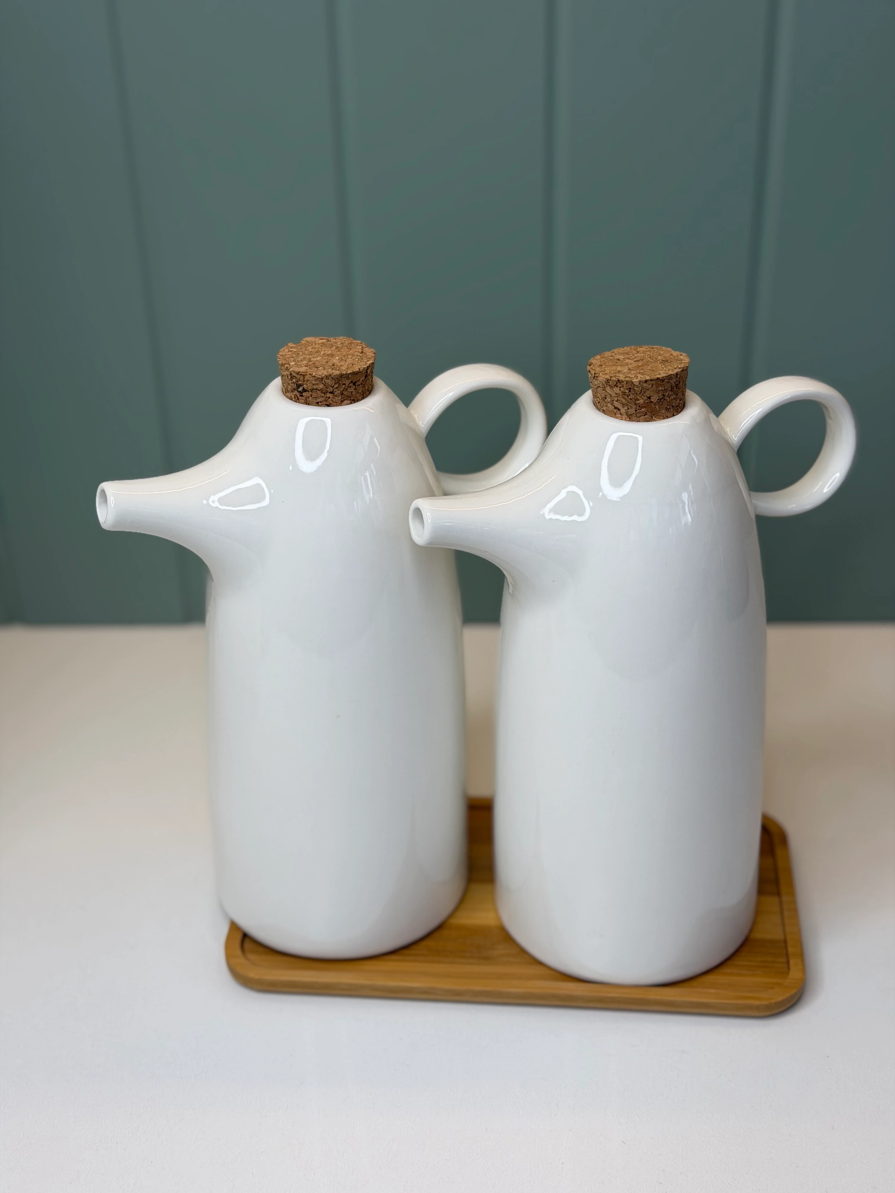 2Li Porselen Yağdanlık / Stand