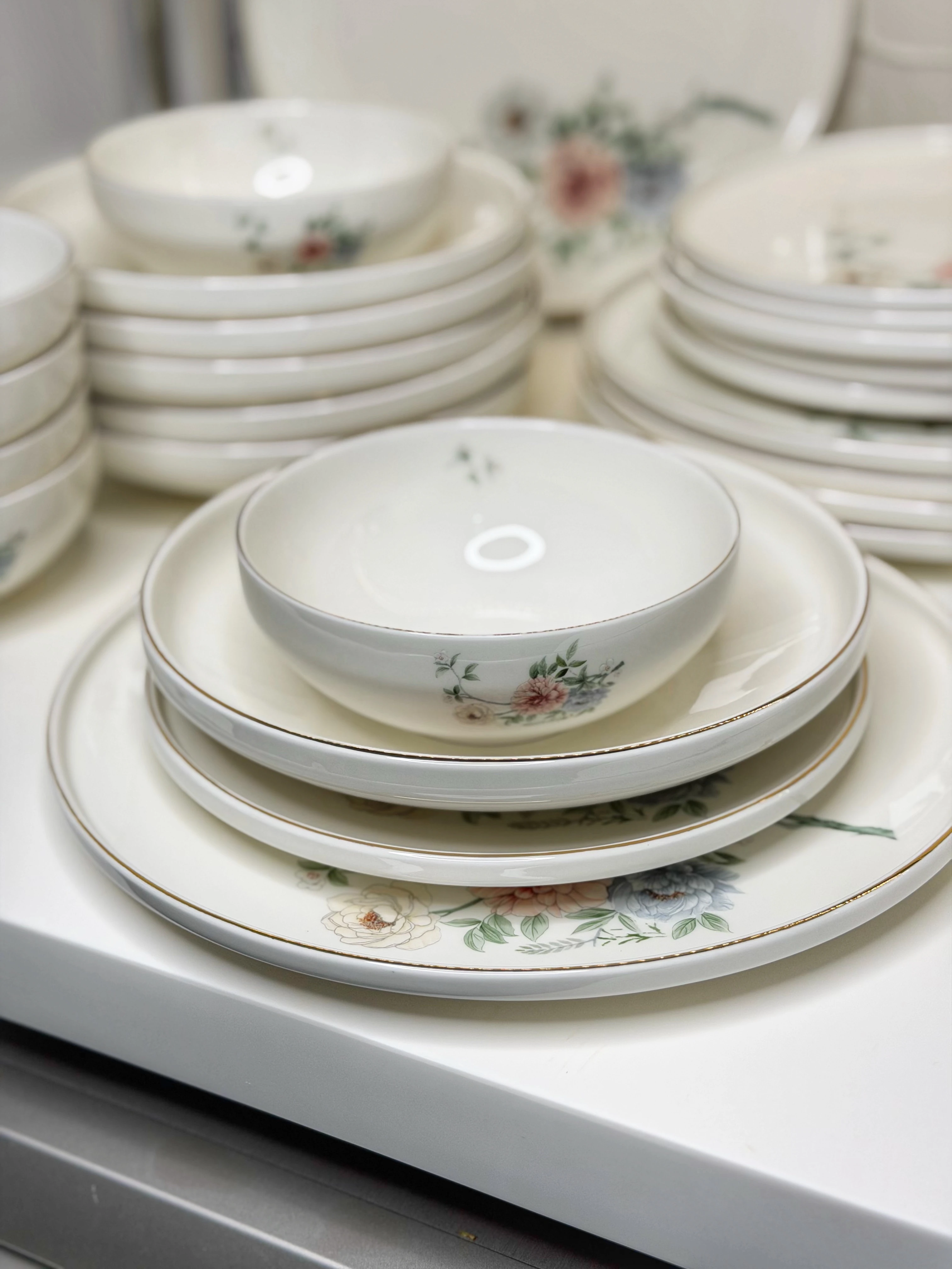 Glade 24 Parça 6 Kişilik Porselen Yemek Takımı