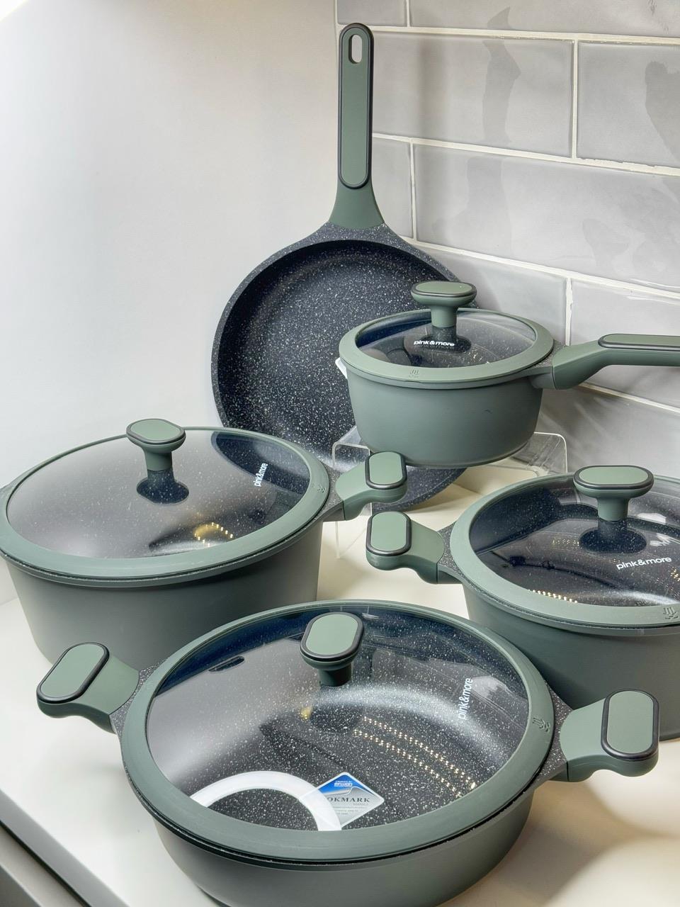 Lavoni 9 Parça Granit Döküm Tencere Seti