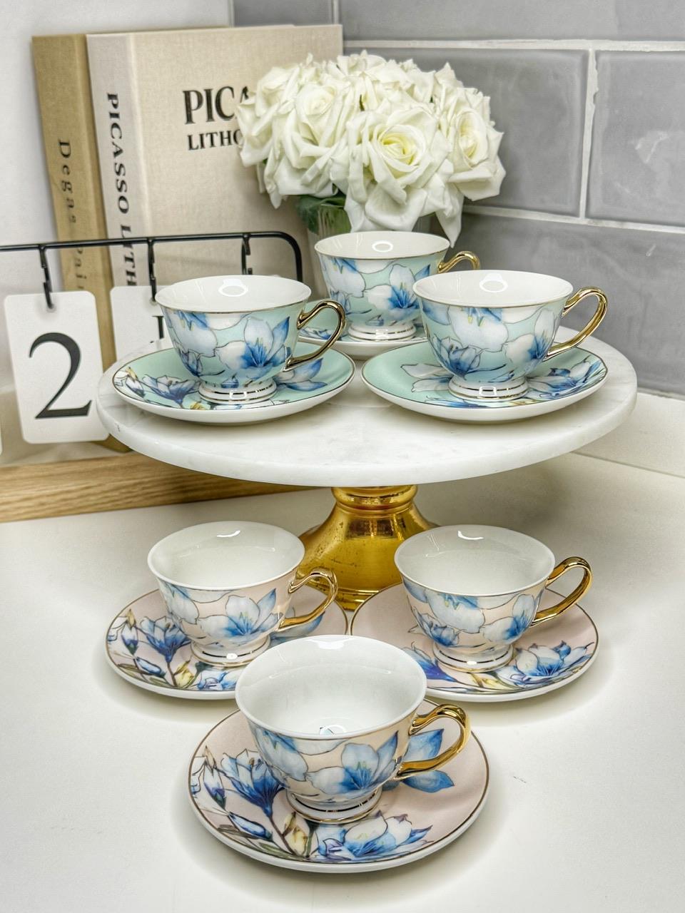 Fiesta 6 Kişilik Porselen Türk Kahvesi Fincanı