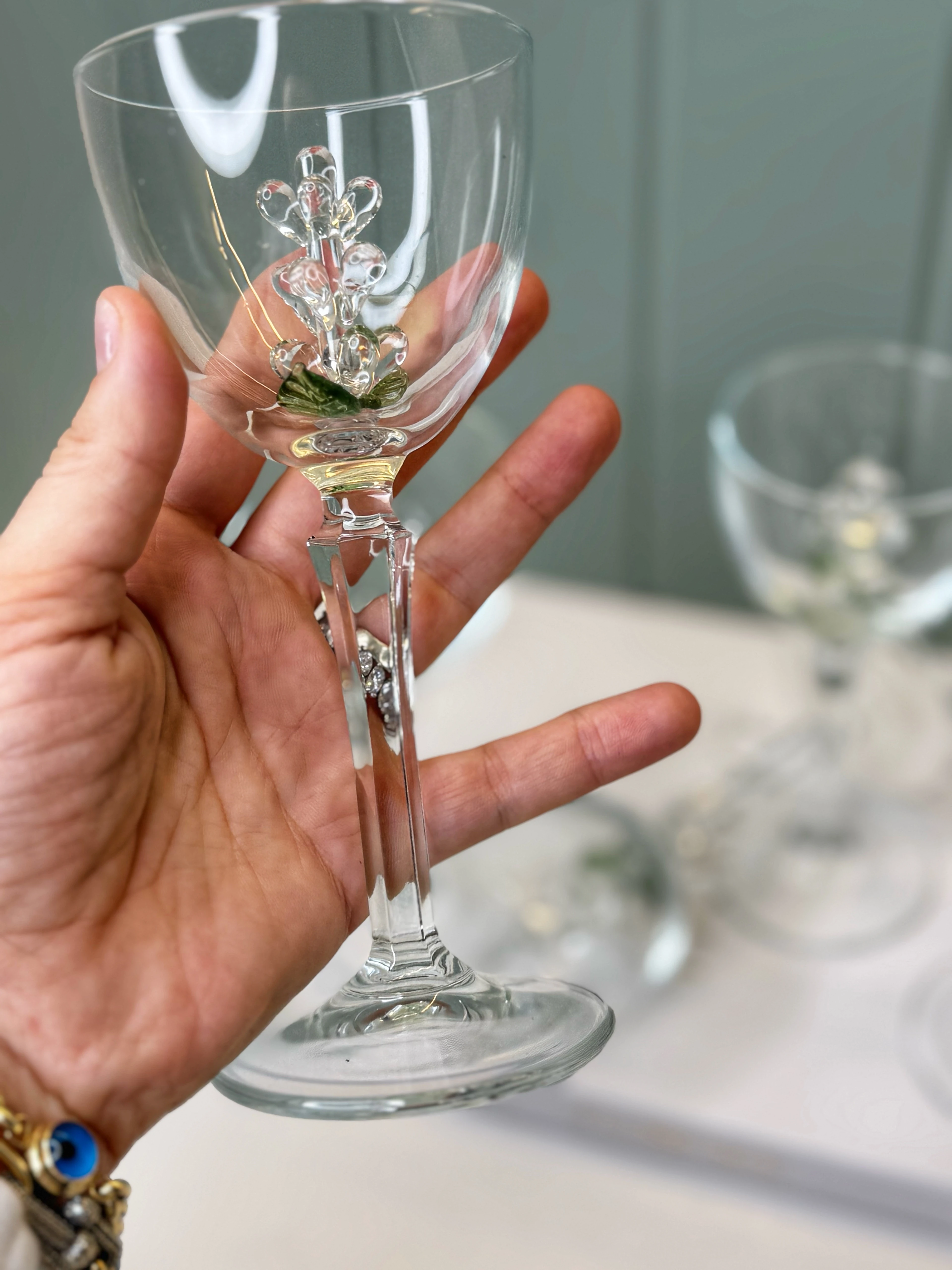 Olbin 6 Kişilik Üzüm Model Meşrubat/Kahve Yanı Su Bardağı