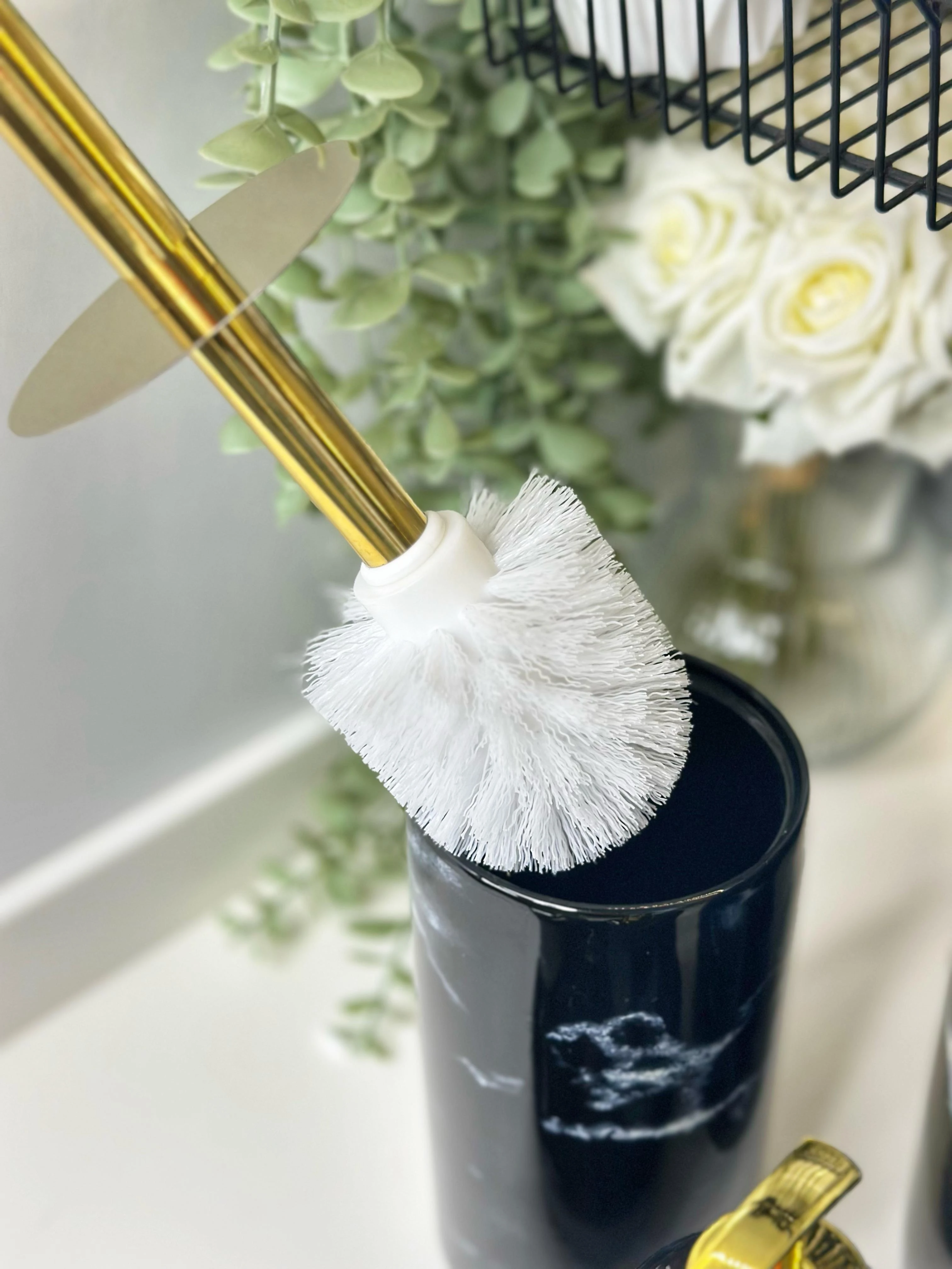 Zenly Geyik Figürlü Porselen Banyo Seti