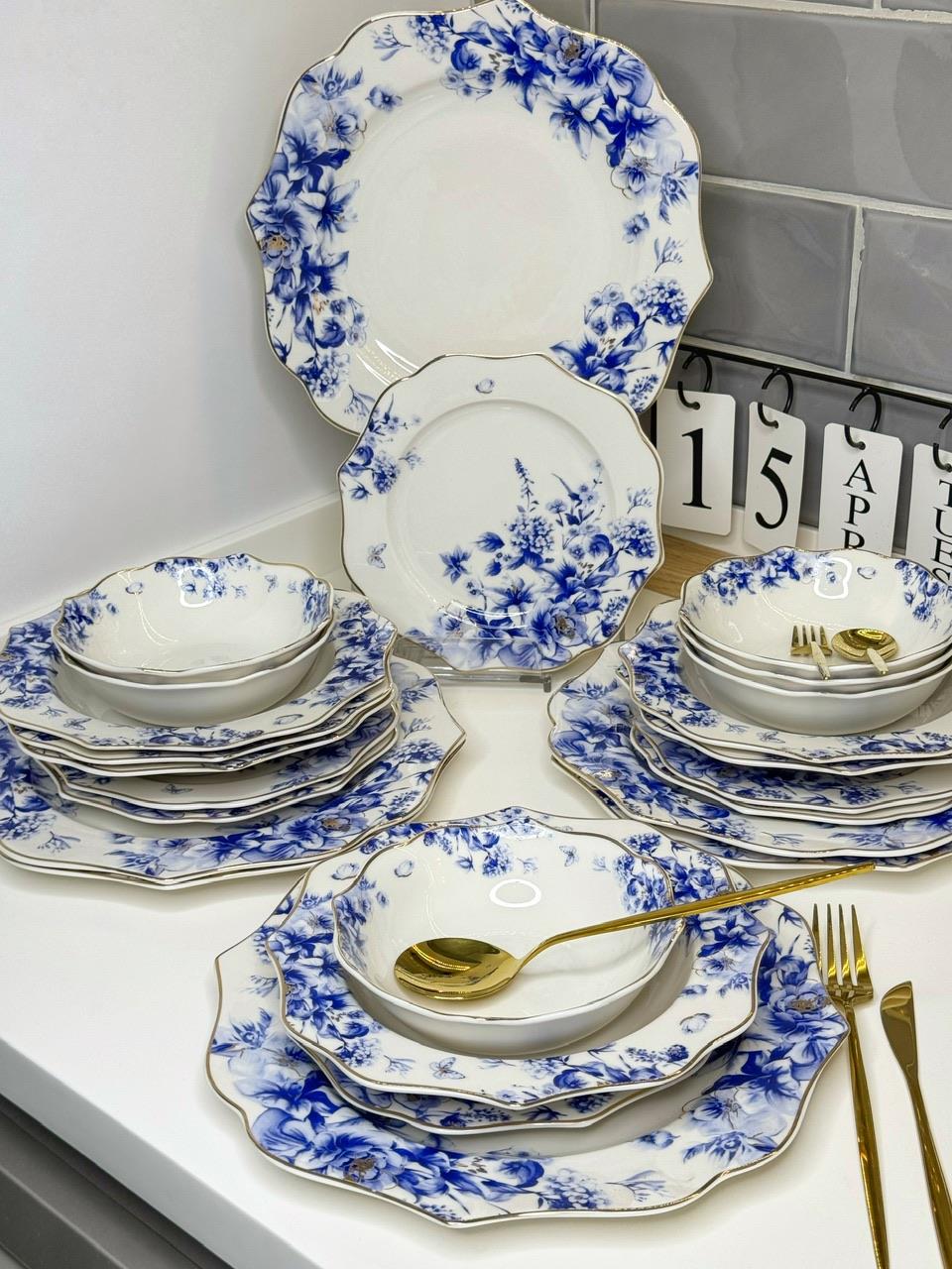 Luca 24 Parça 6 Kişilik Yemek Takımı