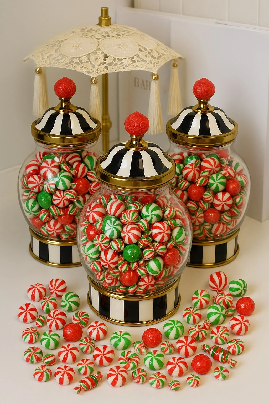 Etro 3 Lü Cam Kavanoz Seti