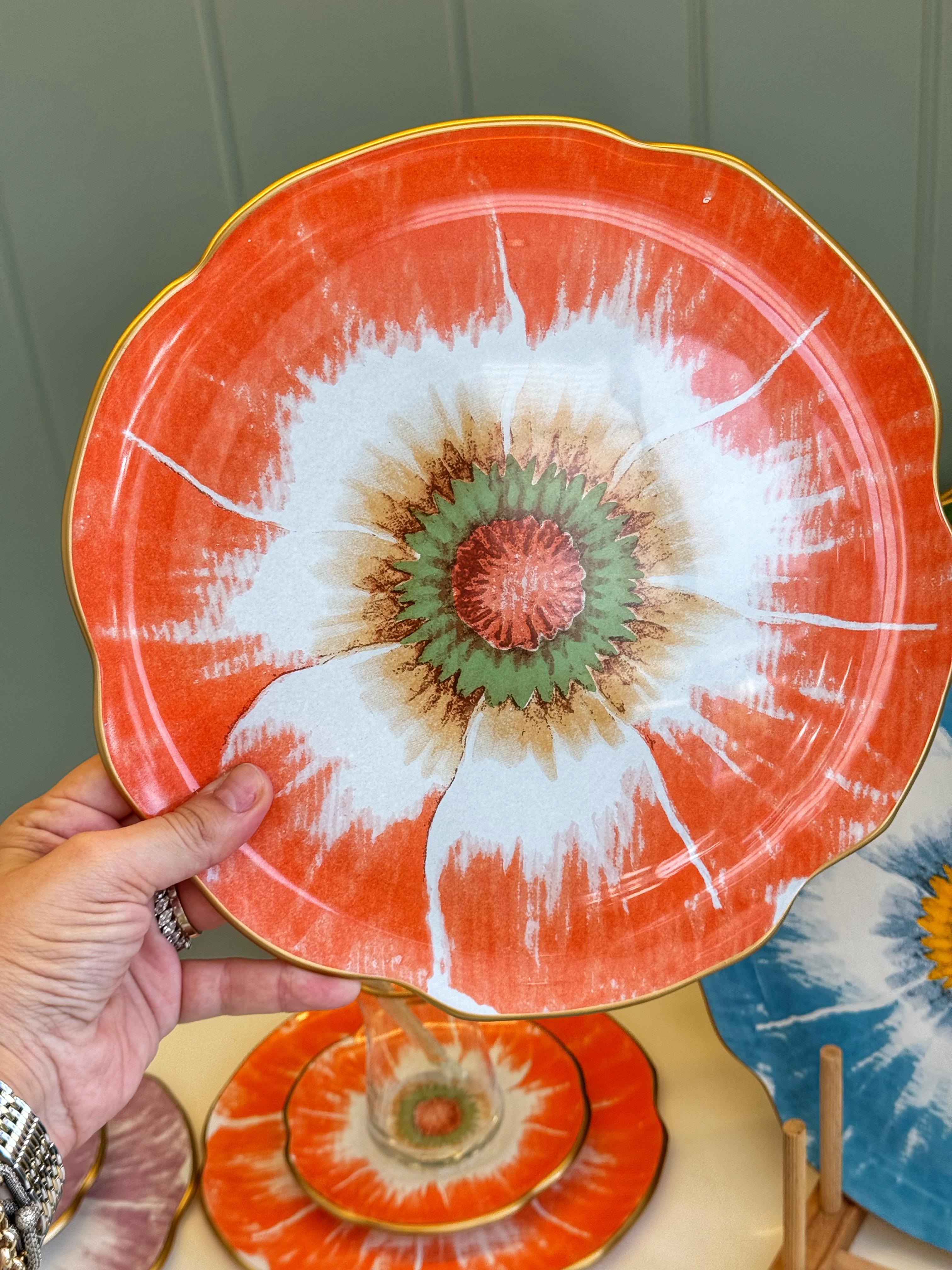 New Flowers 30 Parca 6 Kisilik Kahvalti / Cay Takimi