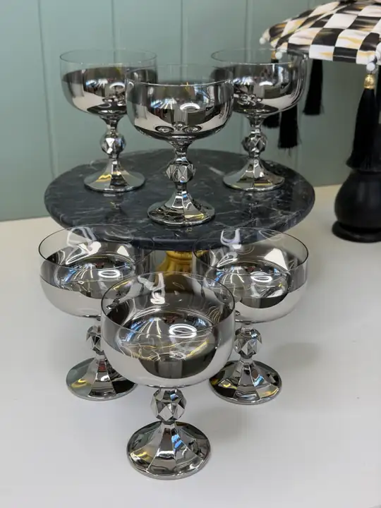 Dubai 6Lı Gümüş Cup / Ayaklı Kase