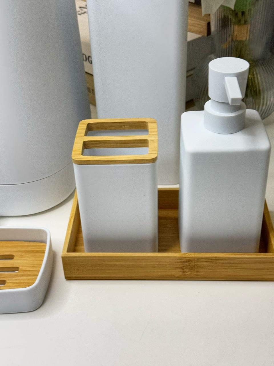 Moi 6 Parça Banyo Seti Beyaz