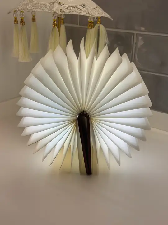 Şarjlı Led Işıklı Kitap