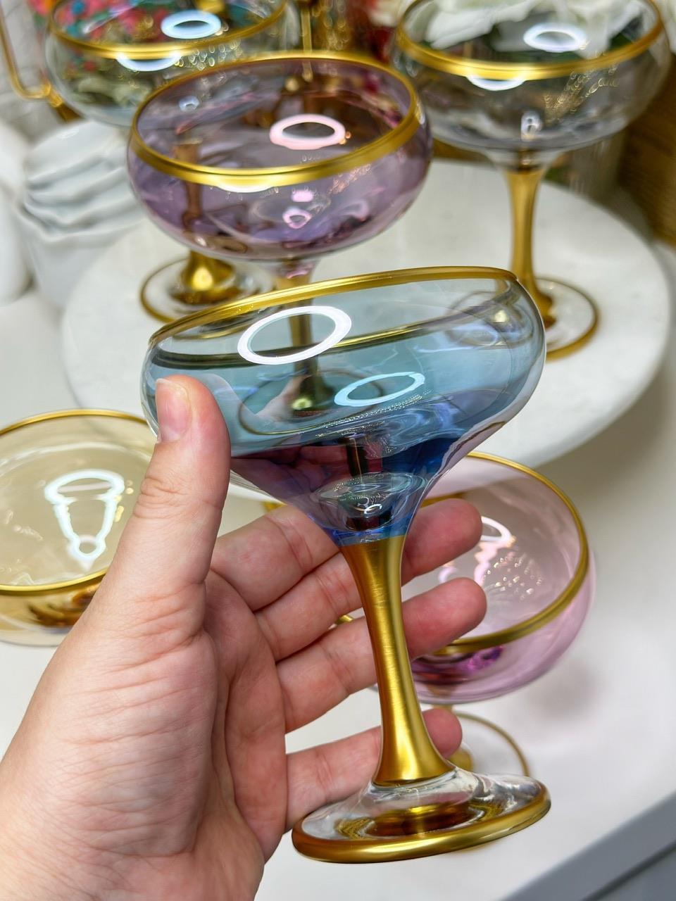 6 Kişilik Lüsterli Cup / Dondurmalık