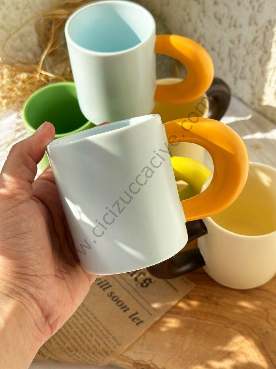 MERLİN 6 KİŞİLİK RENKLİ KUPA