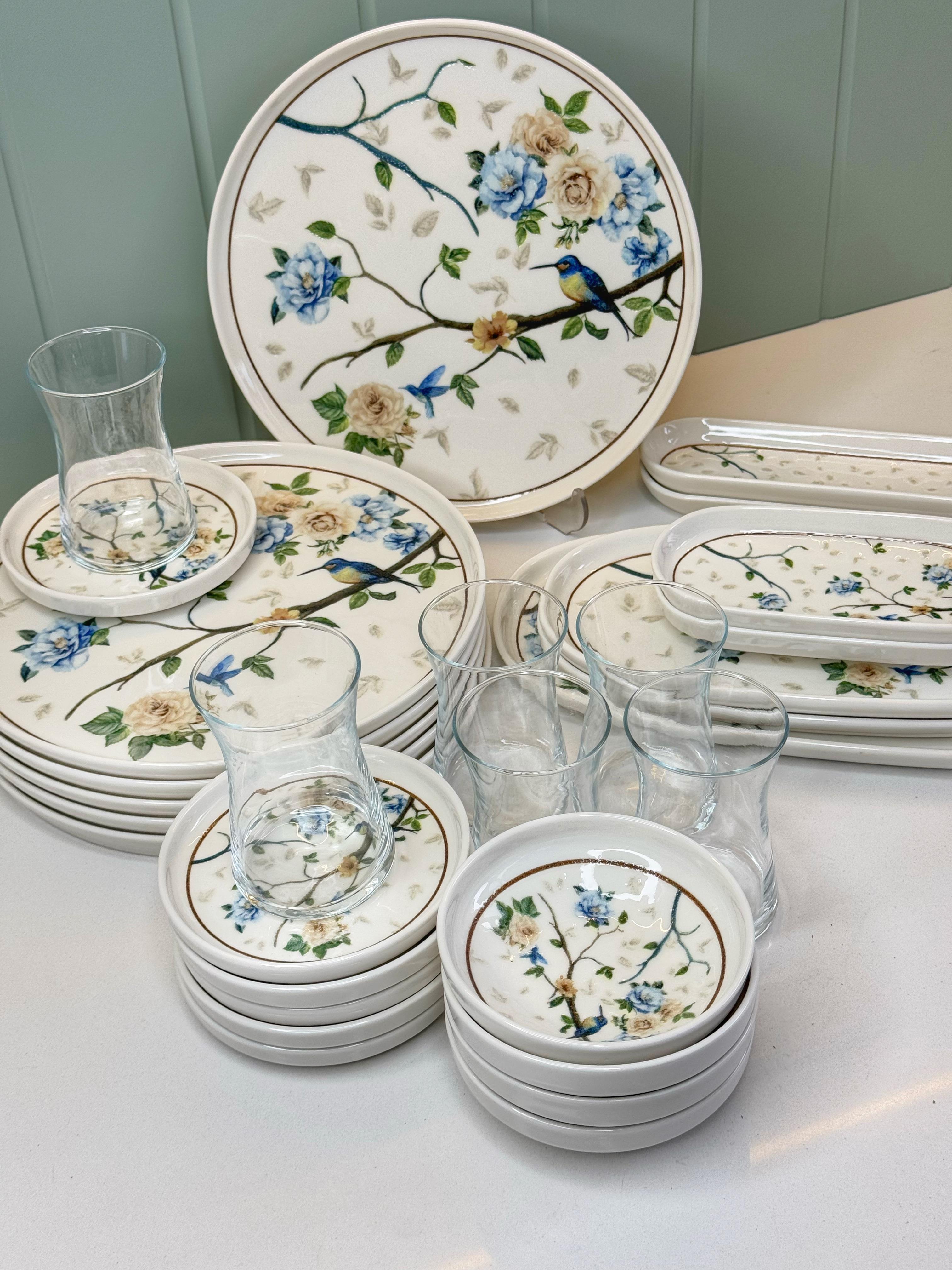 Nova 29 Parça 6 Kişilik Porselen Kahvaltı TAKIMI