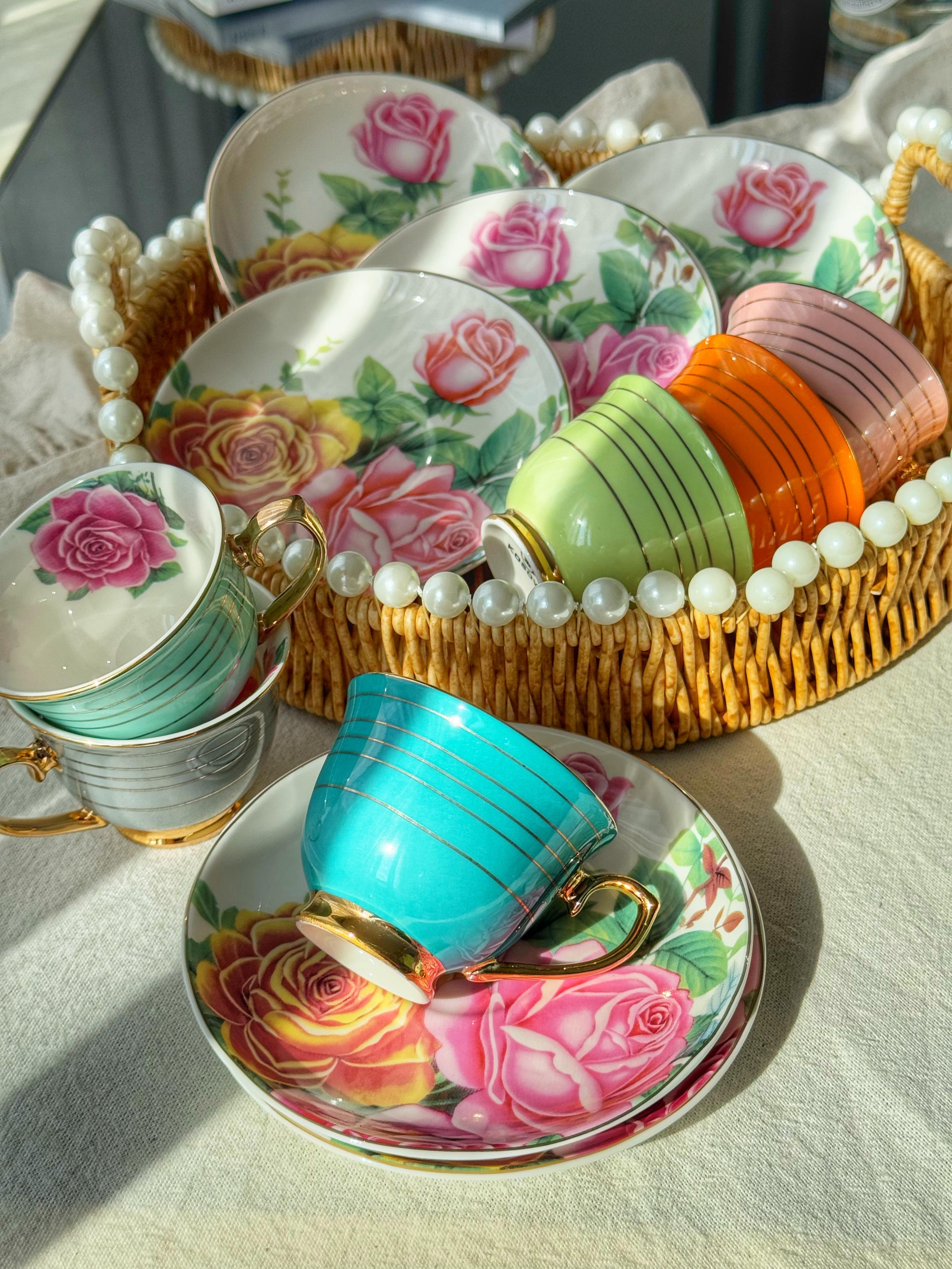 Gupyy 6 Kişilik Porselen Türk Kahvesi Fincan