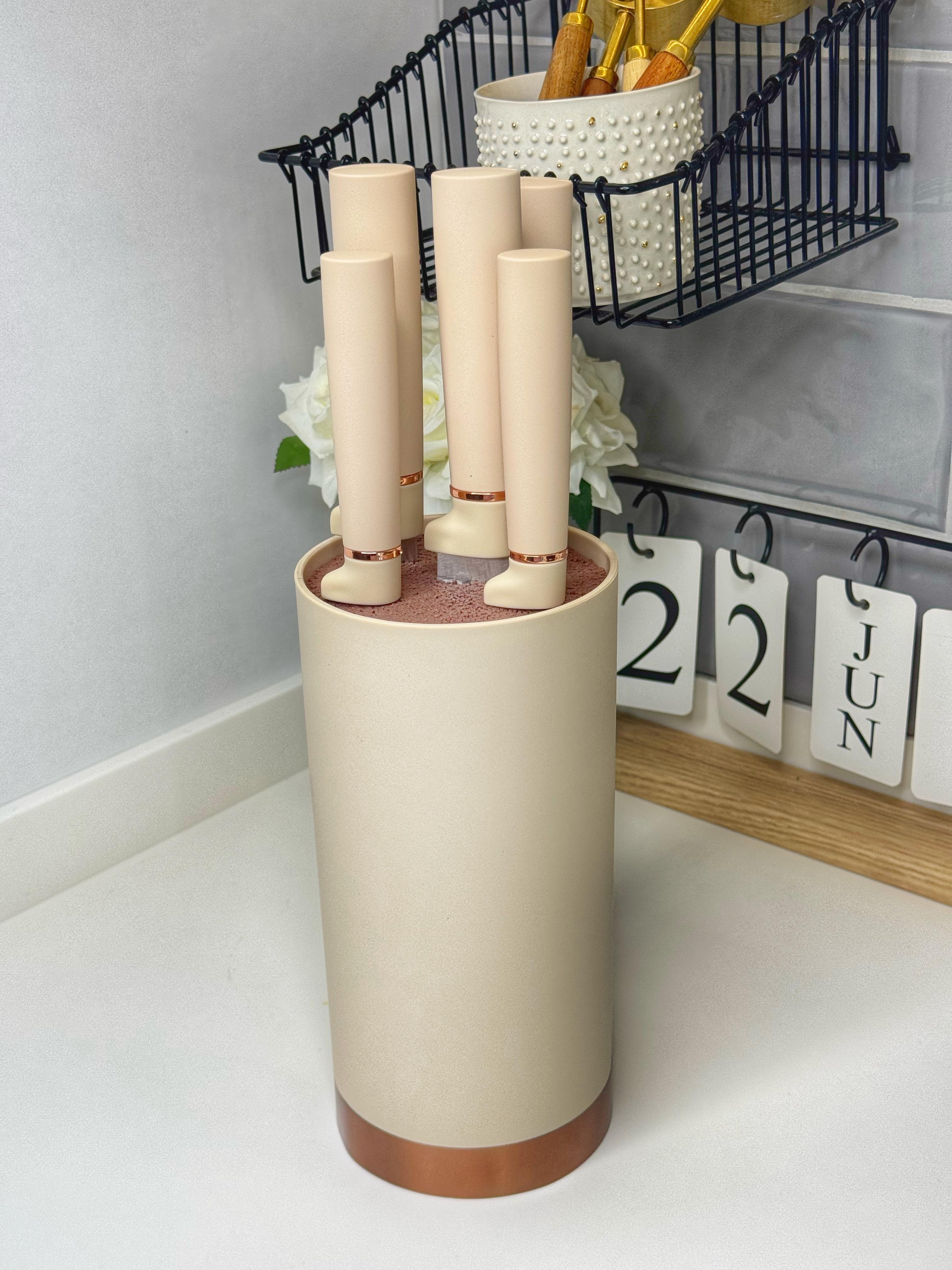 Venha Standlı Paslanmaz Çelik Bıçak Seti