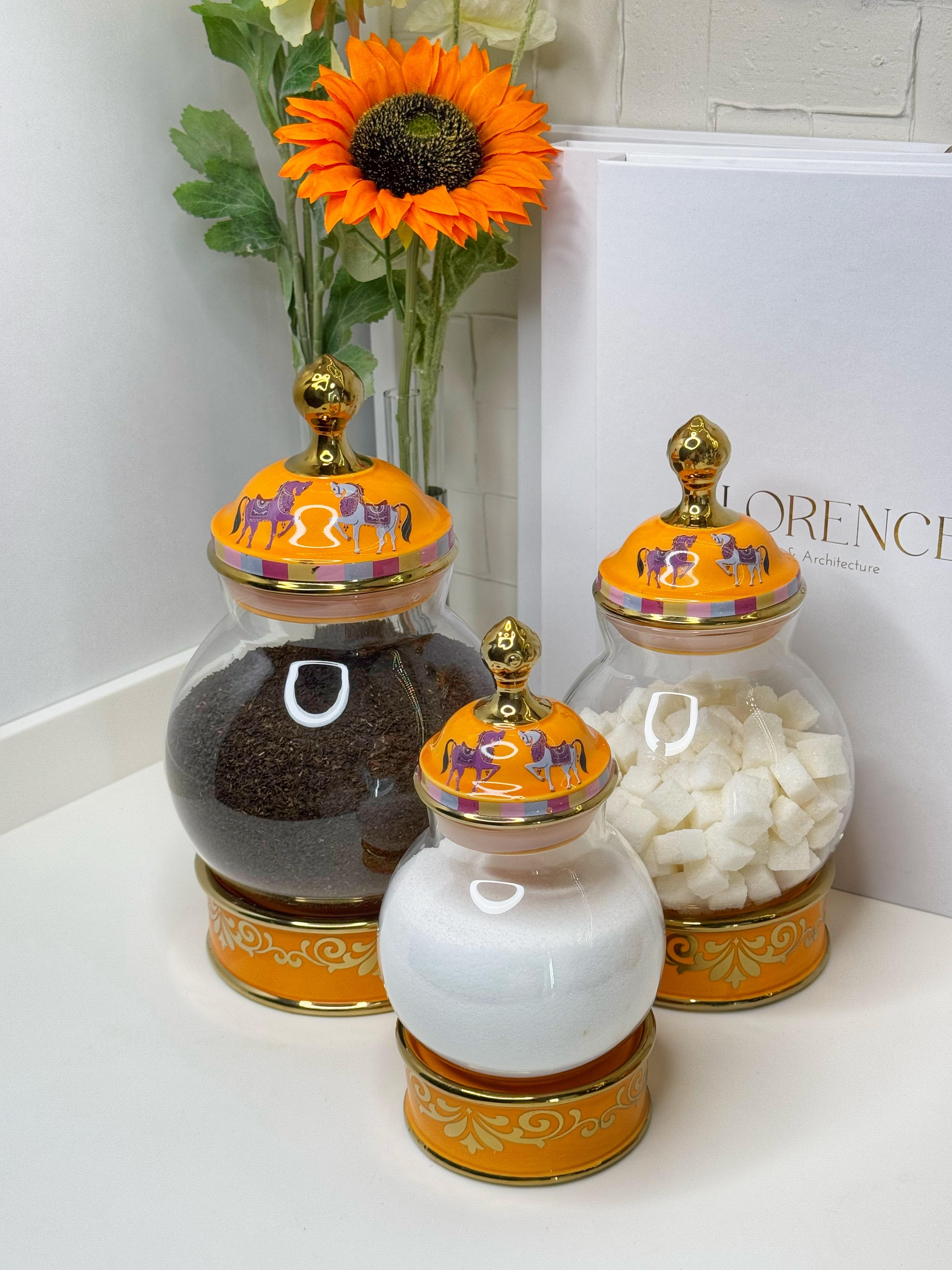 Hrms 3 Lü Çay / Şeker Kavanozu