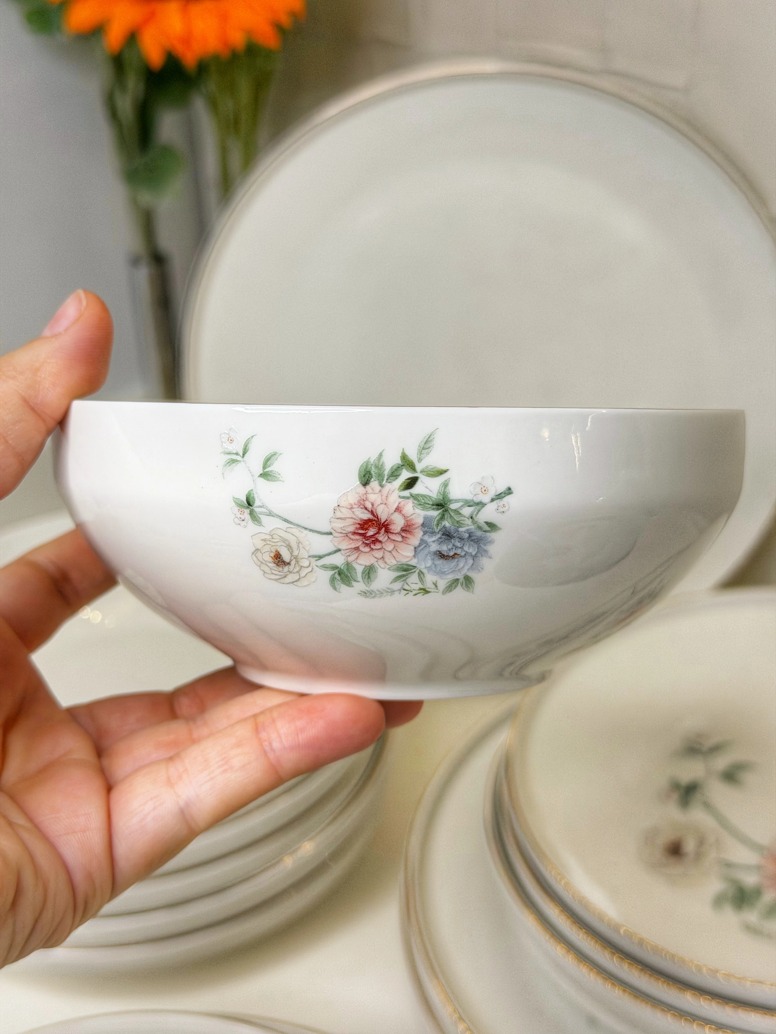 Glade 24 Parça 6 Kişilik Porselen Yemek Takımı