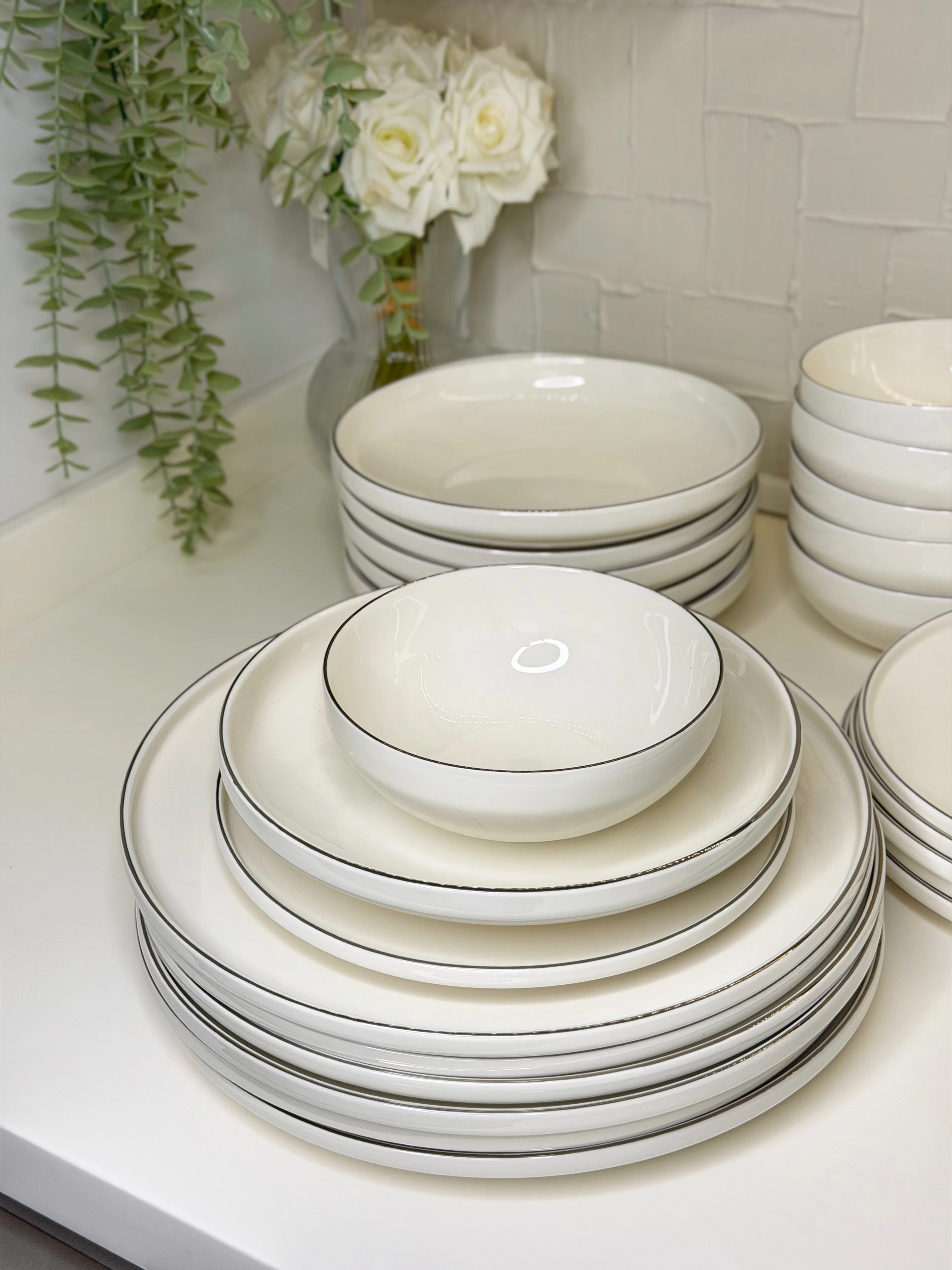 Ciao 24 Parça 6 Kişilik Porselen Yemek Takımı 