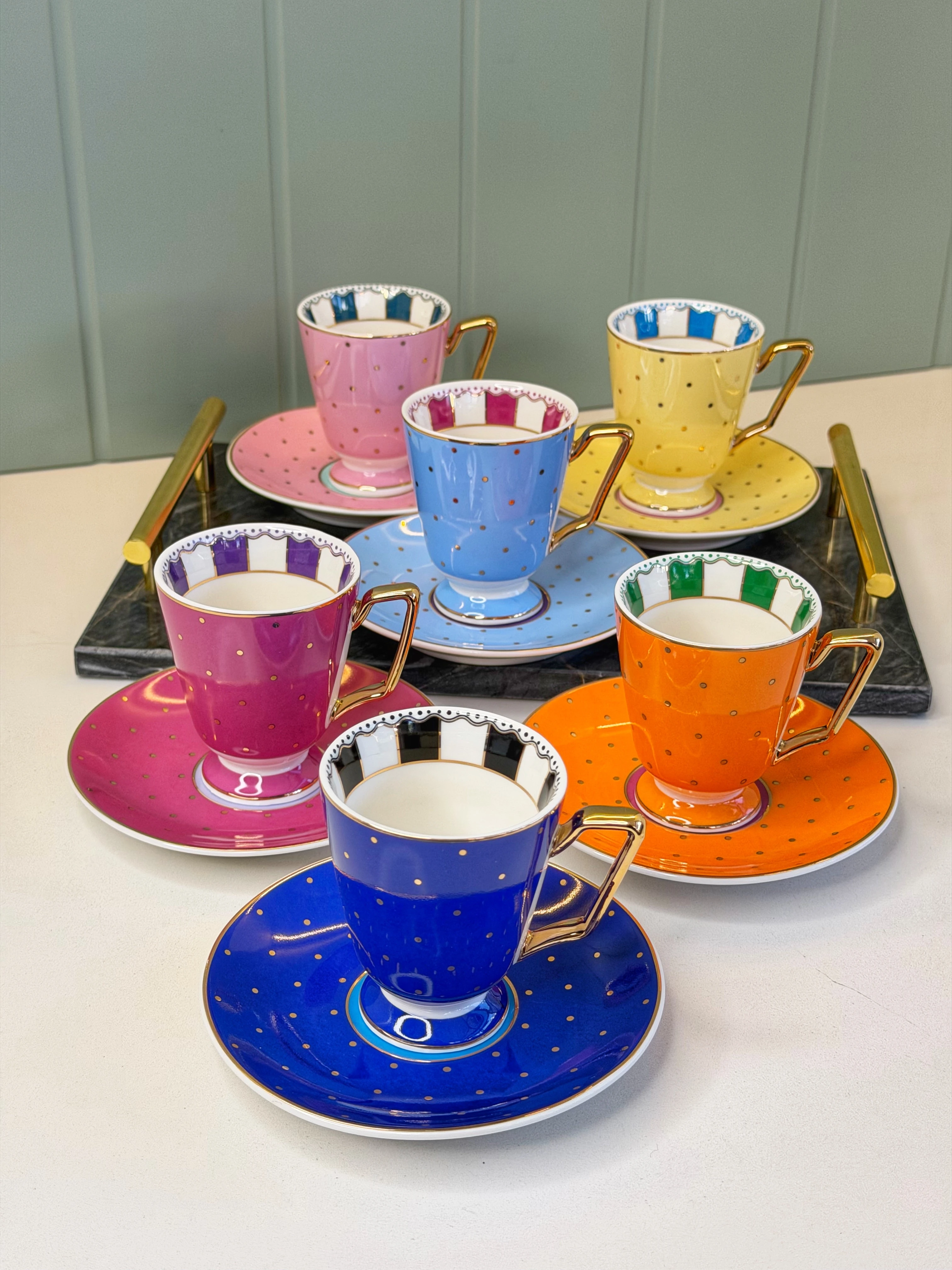 Karnavals 6 Kişilik Türk Kahvesi Fincanı