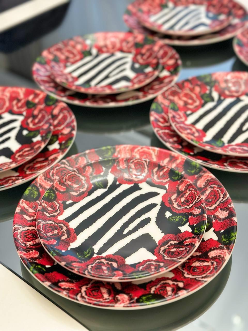 ROSA  6 KİŞİLİK PASTA TABAĞI