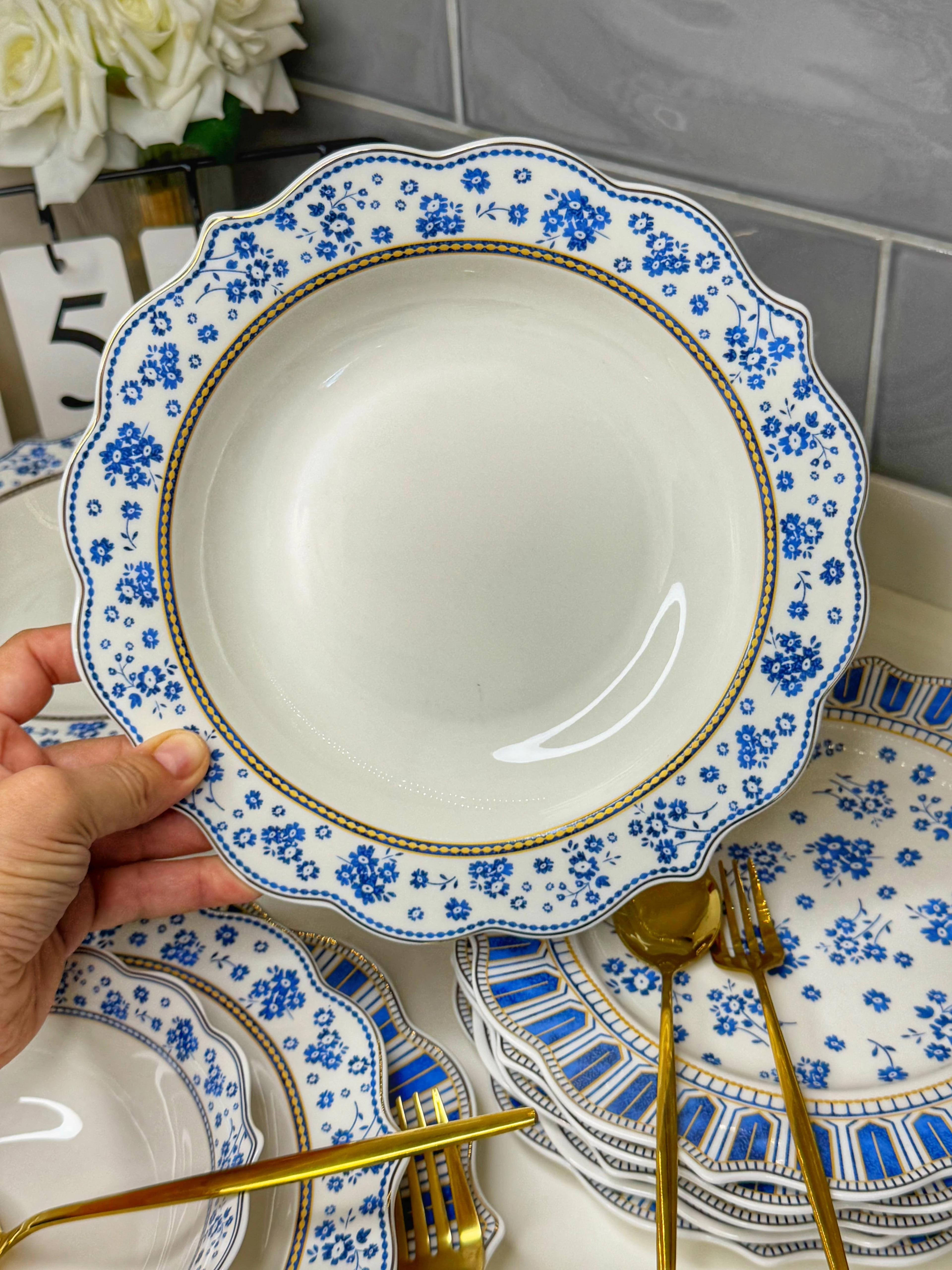 24 Parça 6 Kişilik Yemek Takımı