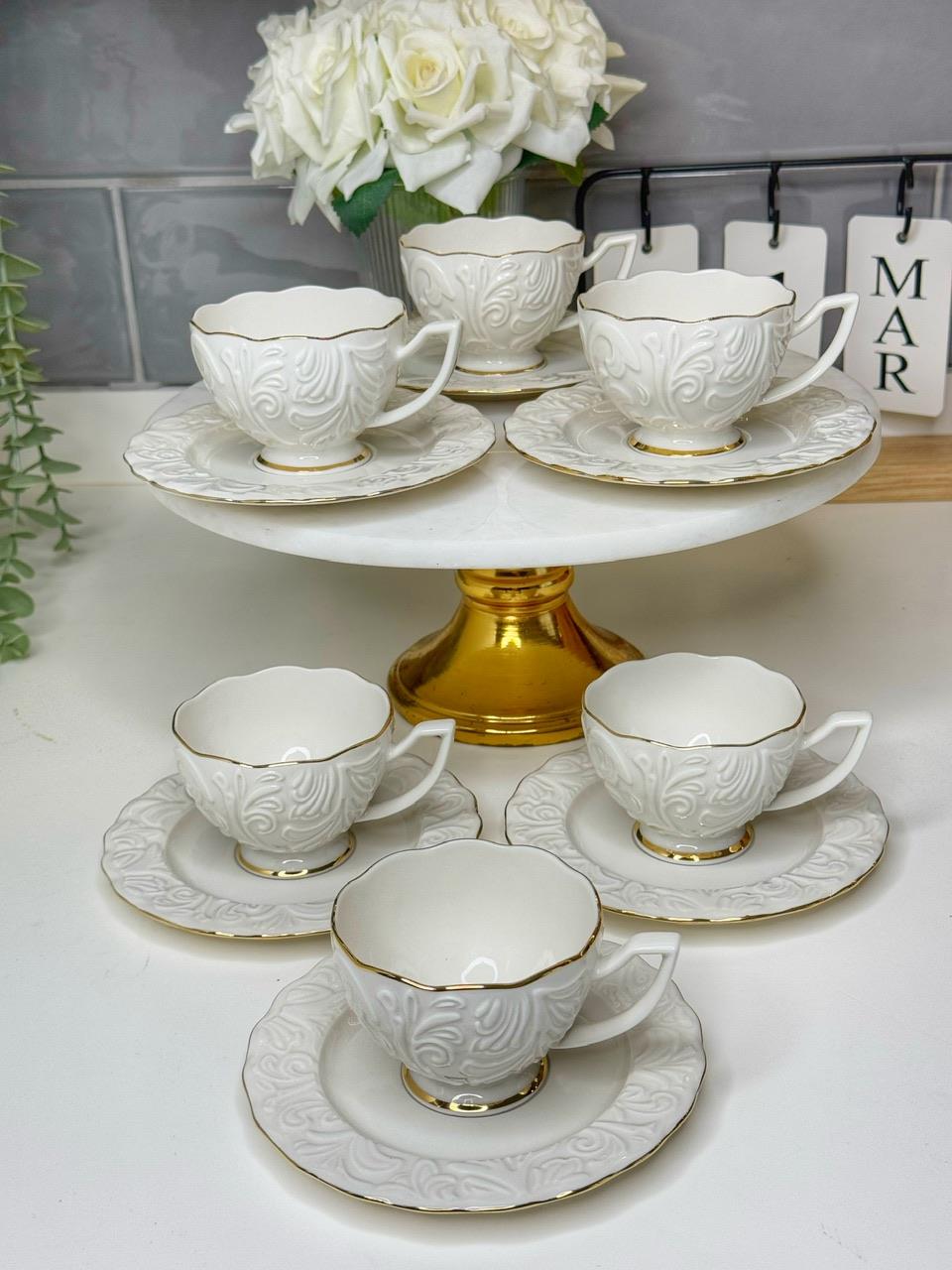 Maria 6 Kişilik Türk Kahvesi Fincanı