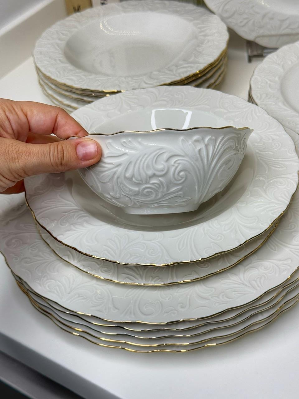 Maria 26 Parça 6 Kişilik Porselen Yemek Takımı