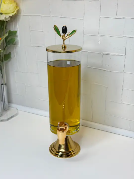 Zeytin Model Çeşmeli Yağdanlık
