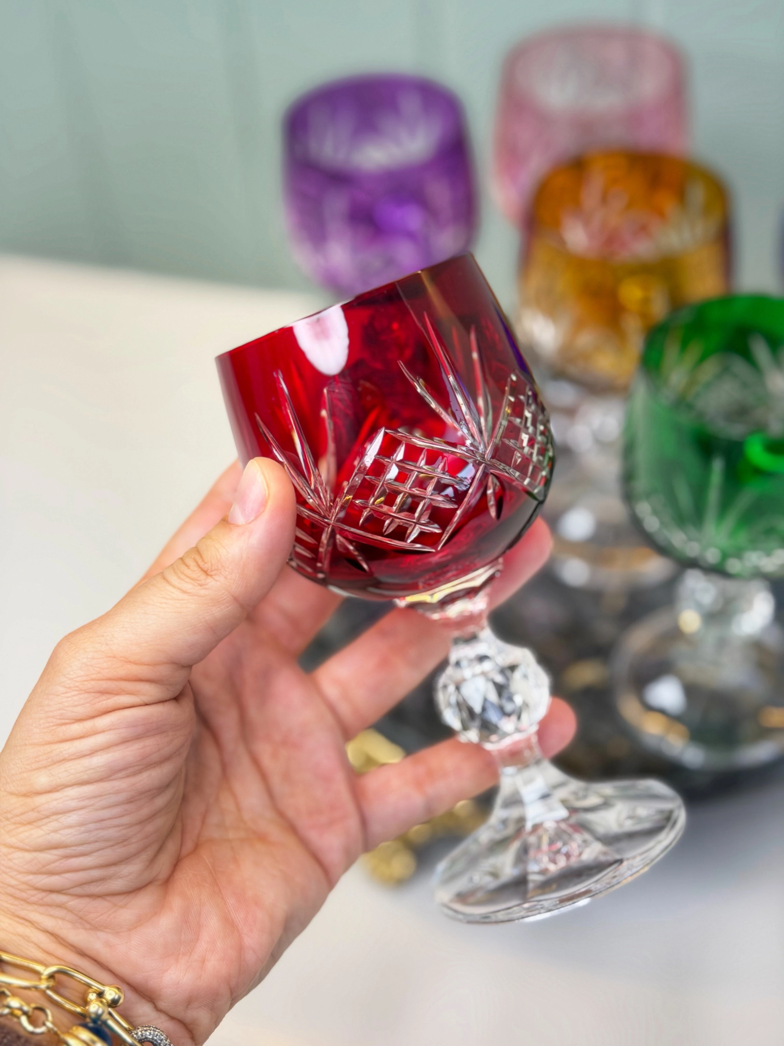 6'Lı Bohemia Kristal Claudıya Bardak Light 