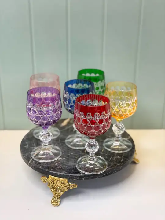 6lı Bohemia Kristal Claudıya Bardak Liam