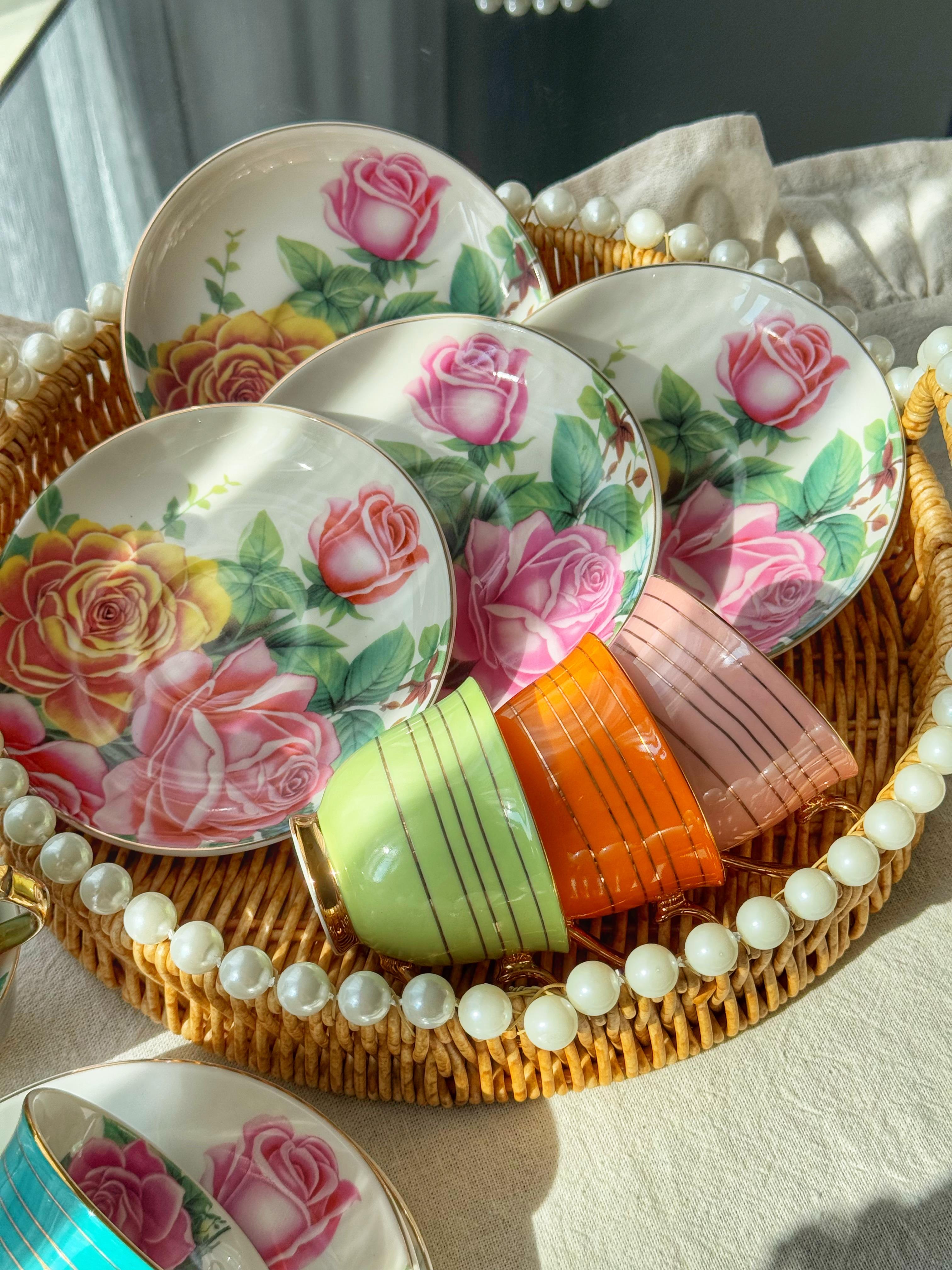 Gupyy 6 Kişilik Porselen Türk Kahvesi Fincan