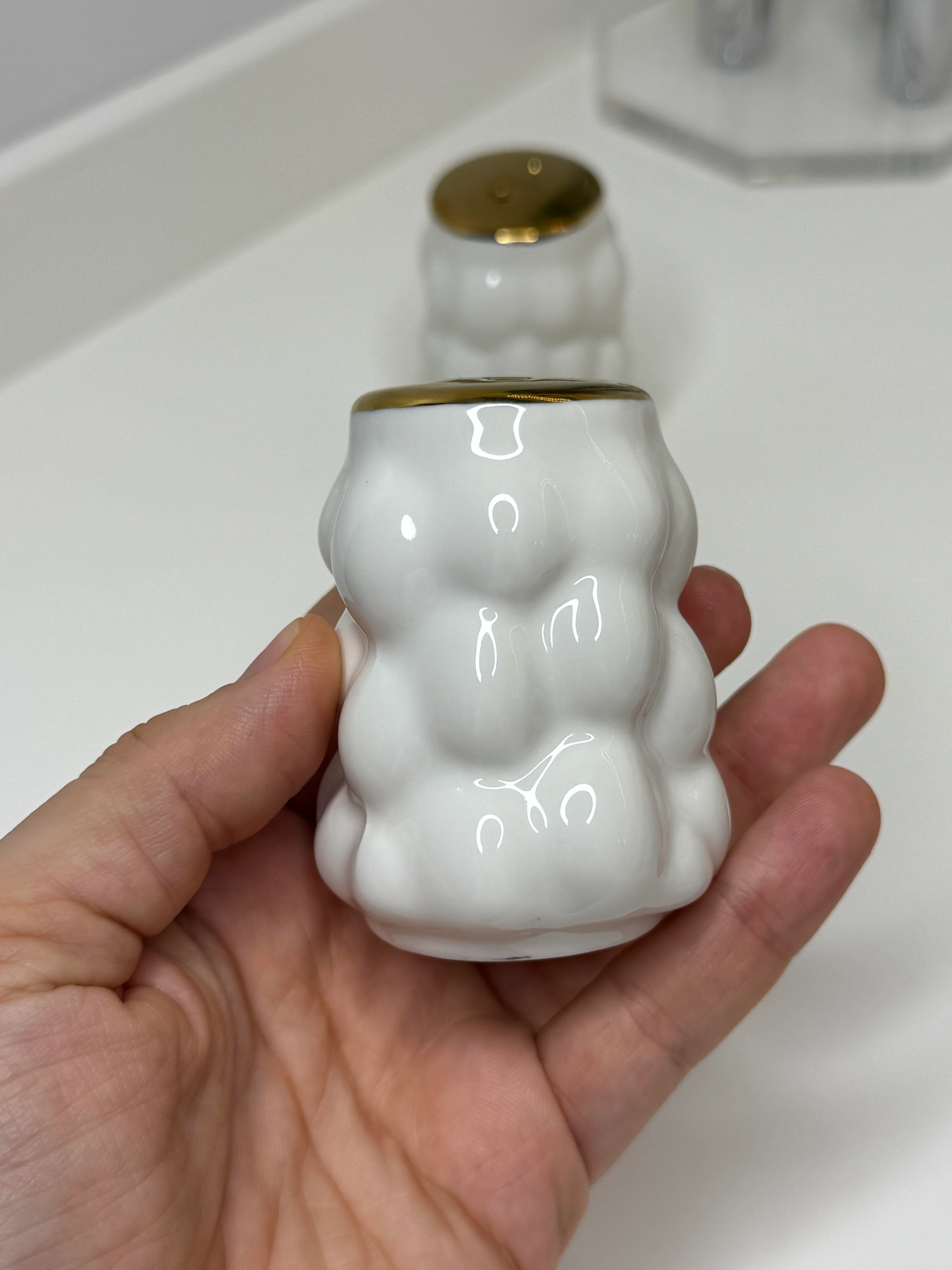 Bubble 2 Li Porselen Tuzluk / Biberlik