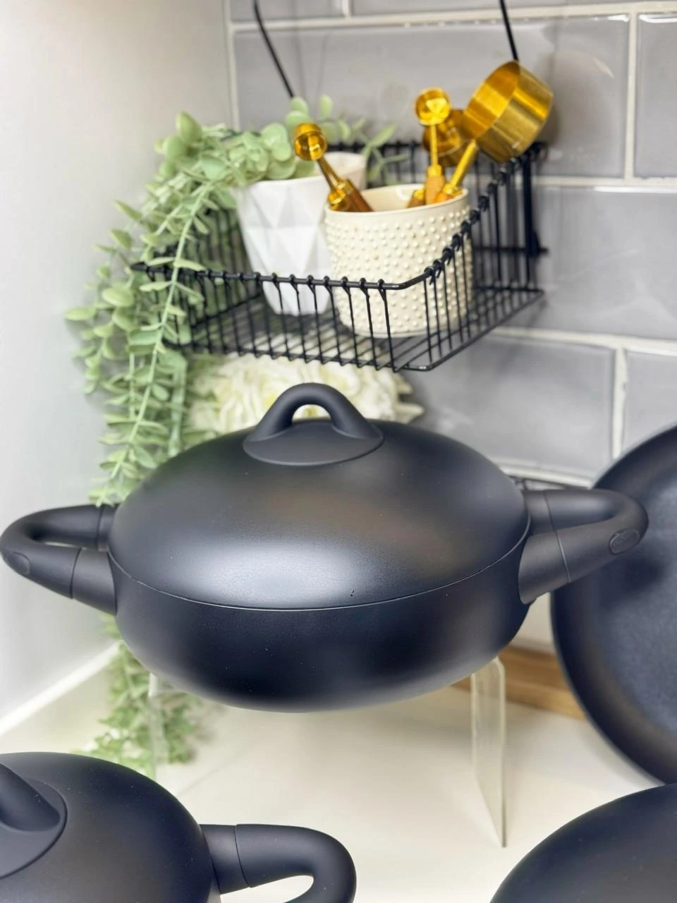 Dolce 7 Parça Döküm Titanyum Tencere Seti