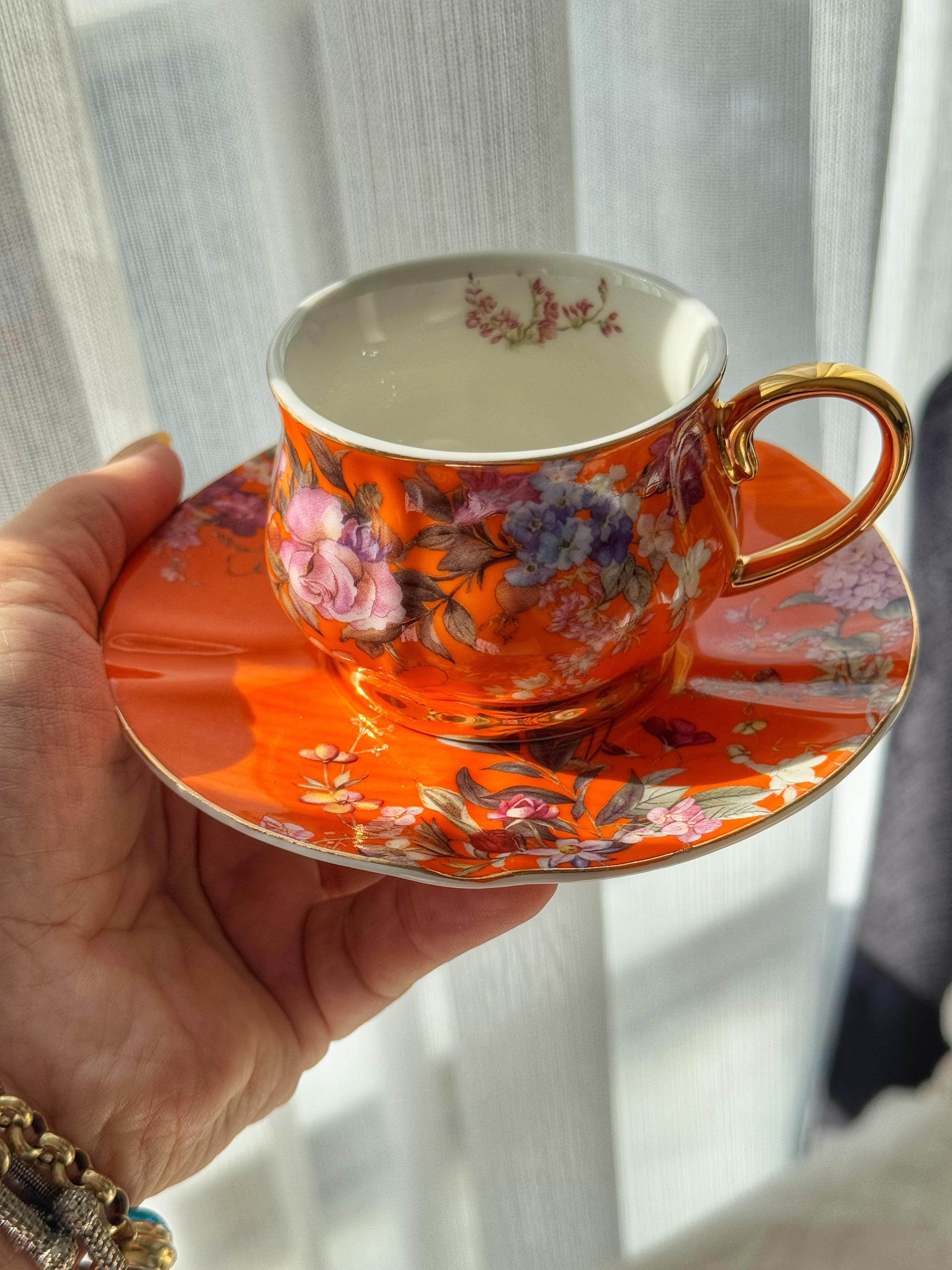 Velvet 6 Kişilik Porselen Türk Kahvesi Fincanı