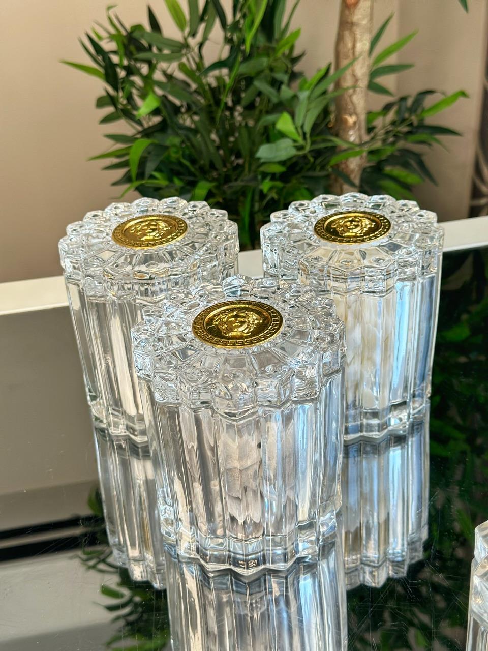 3 Lü Kristal Kavanoz Set Versa