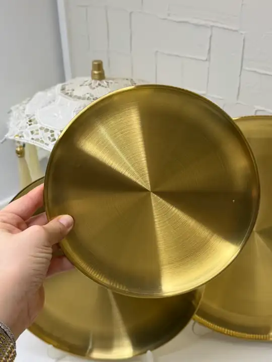 20 Cm Gold Pasta Tabağı
