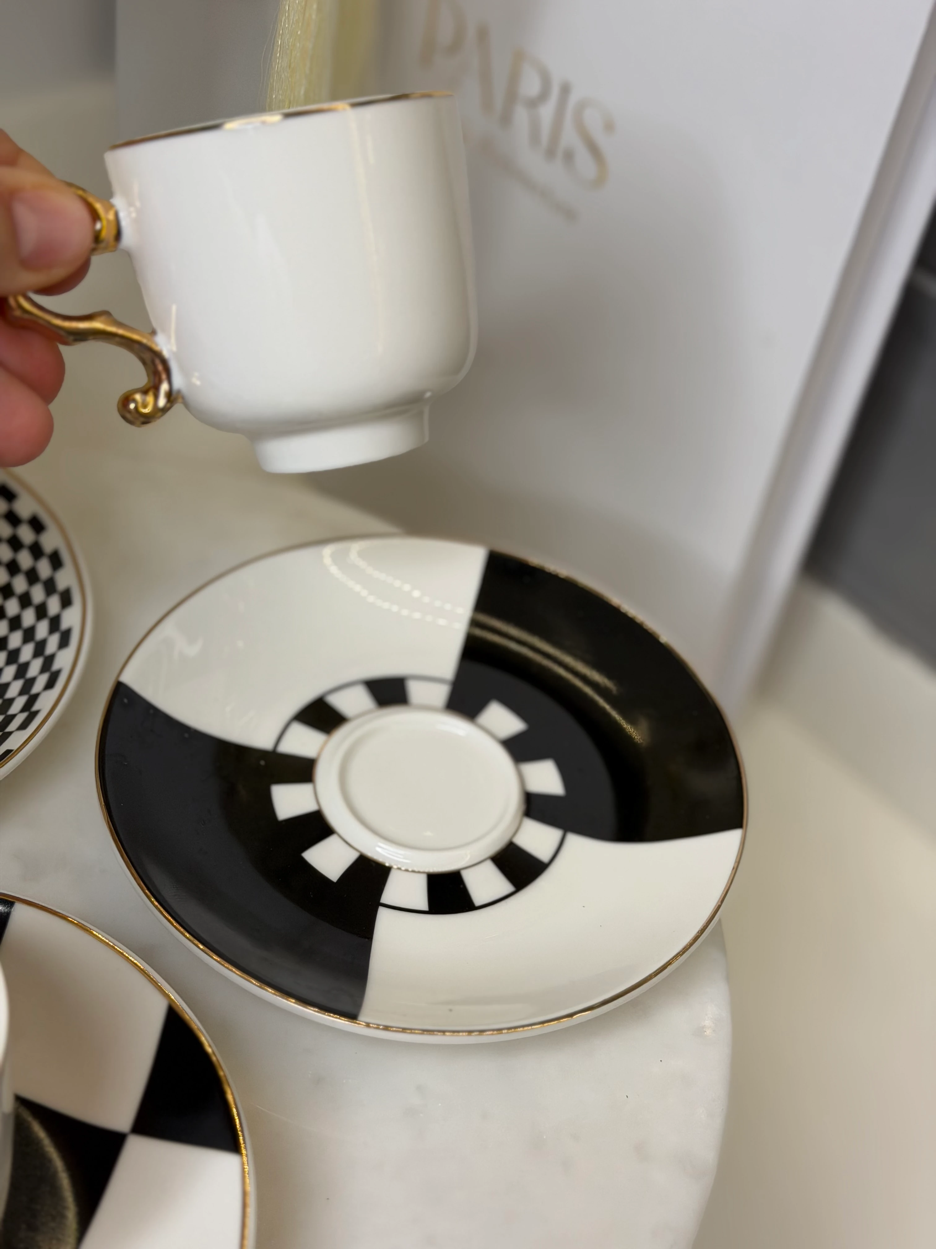 Baw Porselen 6 Kişilik Türk Kahvesi Fincanı