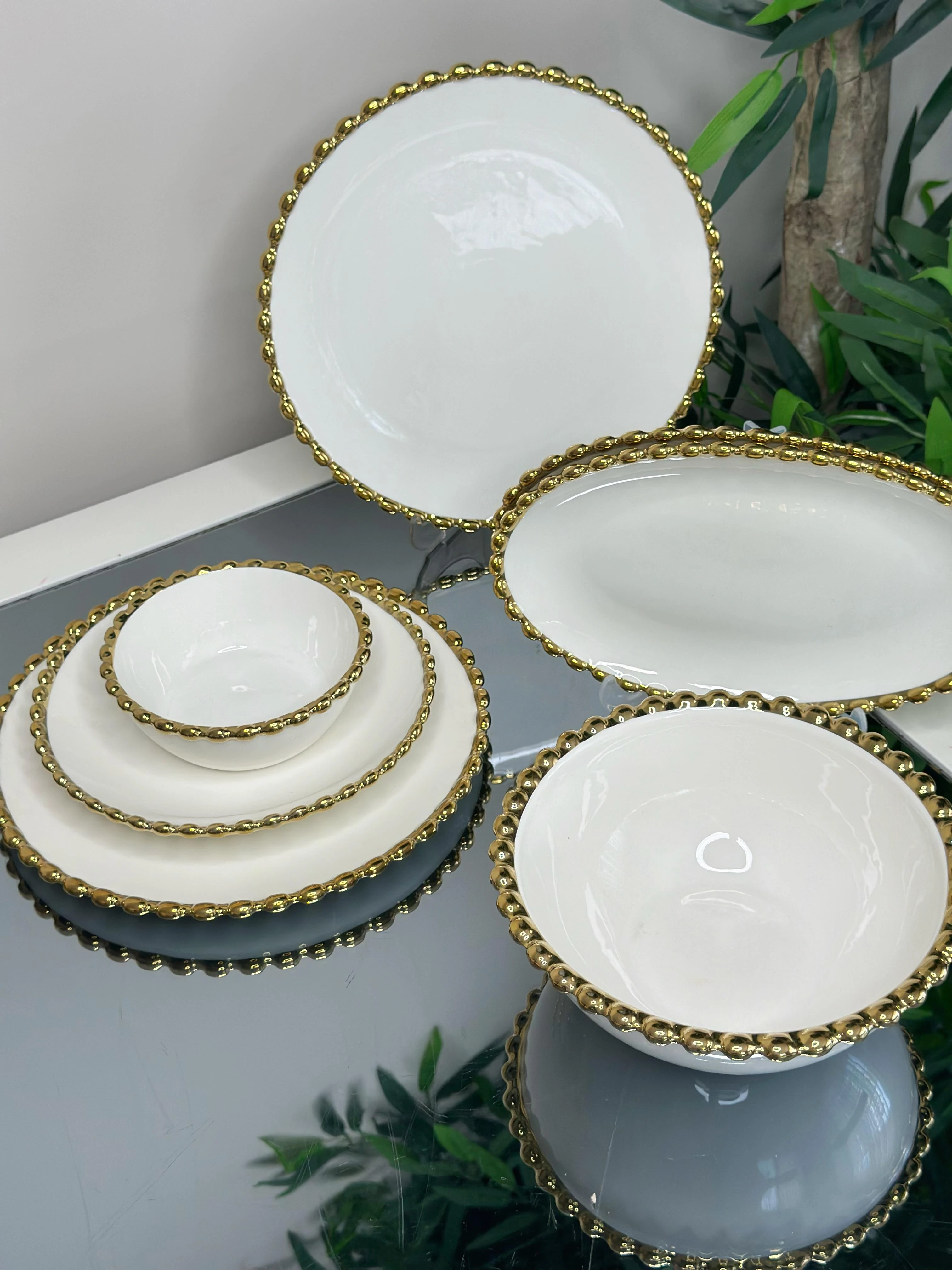 PİRAYE 27 PARÇA 6 KİŞİLİK YEMEK TAKIMI