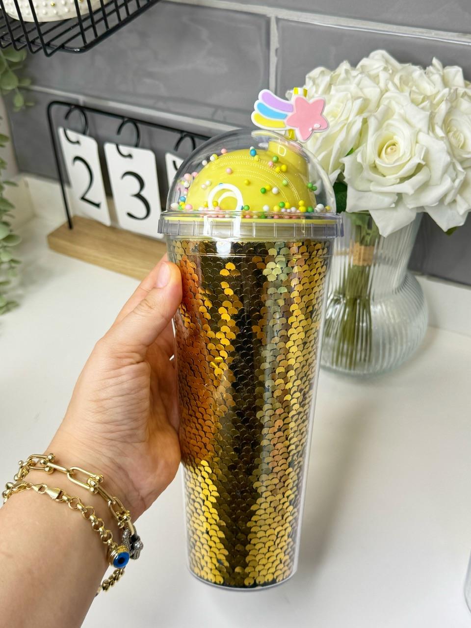 Pipetli Payetli Suluk Gold