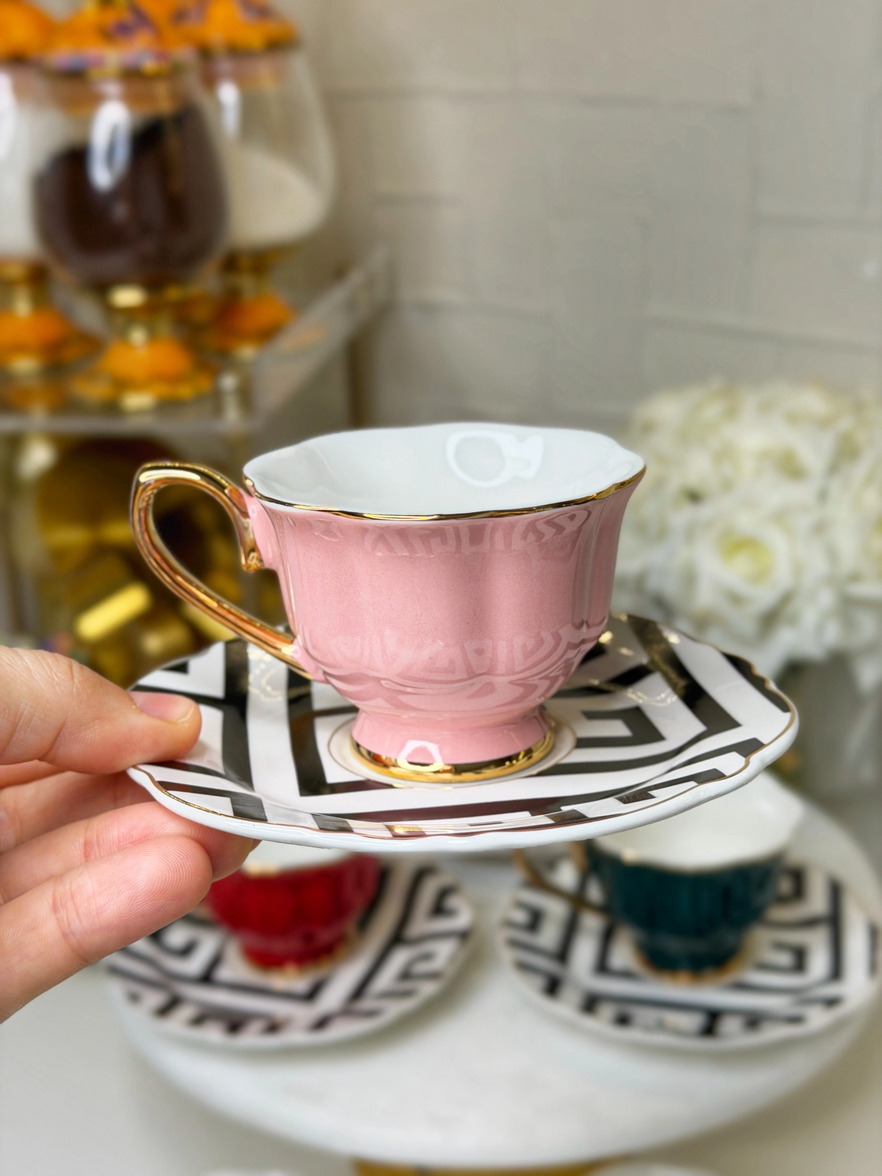 Versac 6 Kişilik Porselen Fincan Takımı