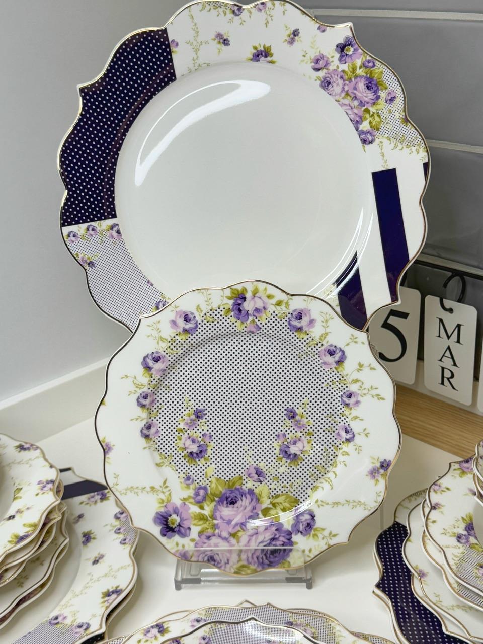 Cartier 6 Kişilik Porselen Yemek Takımı