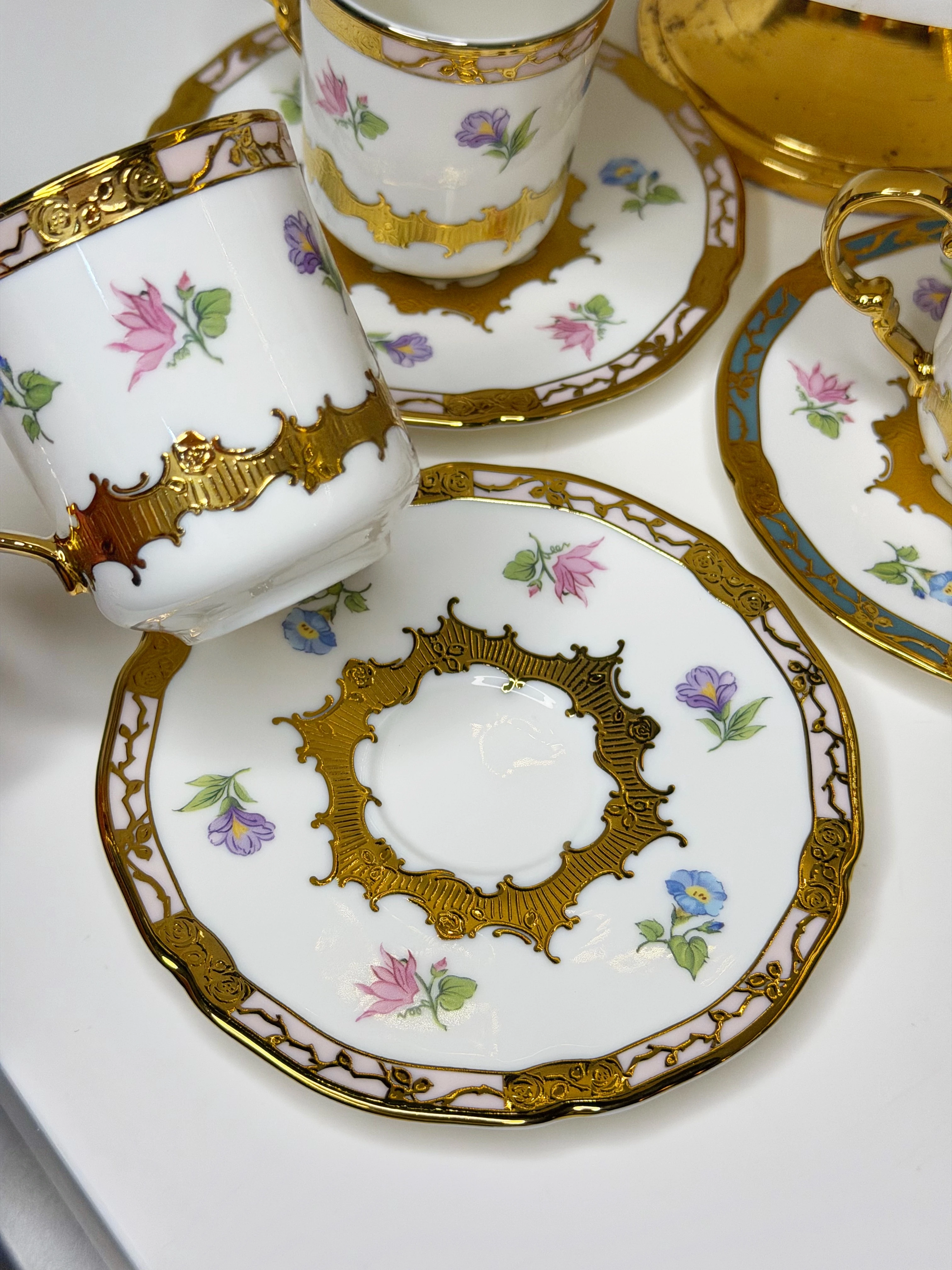 Rozaline 6 Kişilik Porselen Türk Kahvesi Fincanı