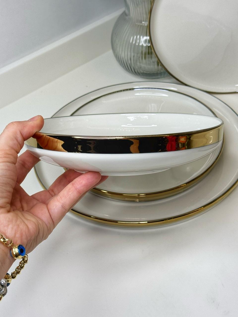 Herend 6 Kişilik 24 Parça Porselen Yemek Takımı