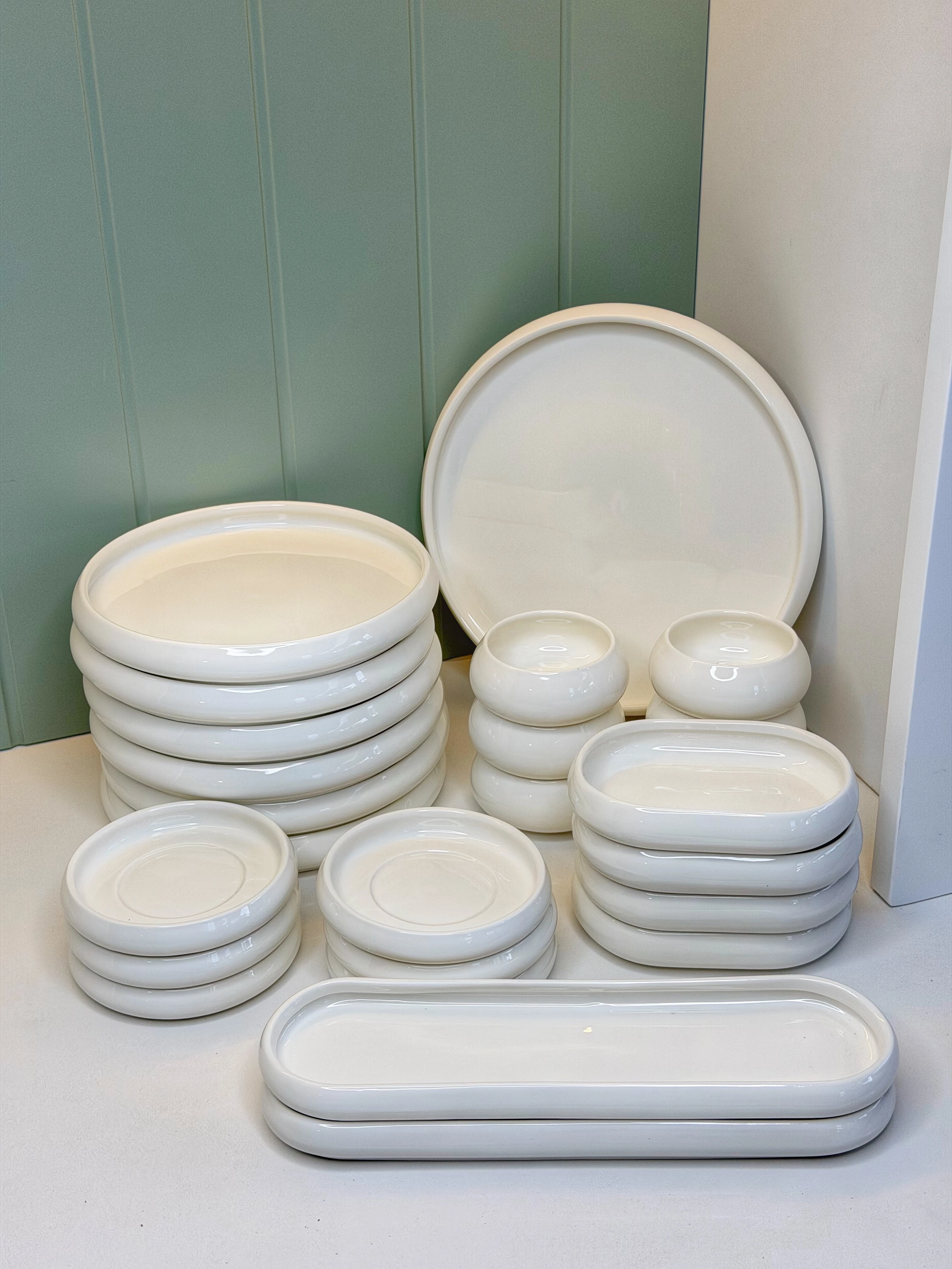 Victus 25 Parça Porselen Kahvaltı Takımı