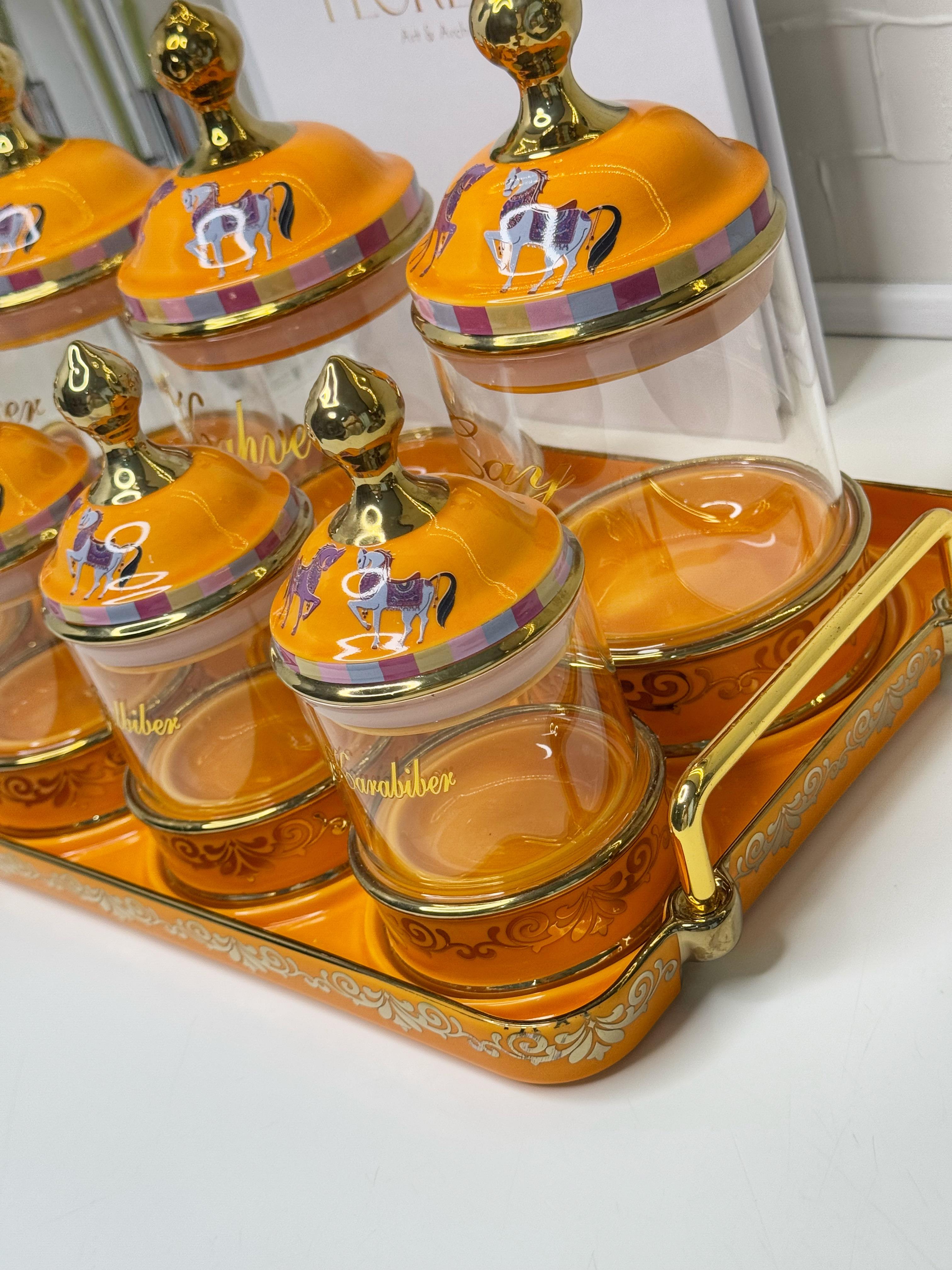 Hrms Porselen Tepsili Vakumlu Baharatlık