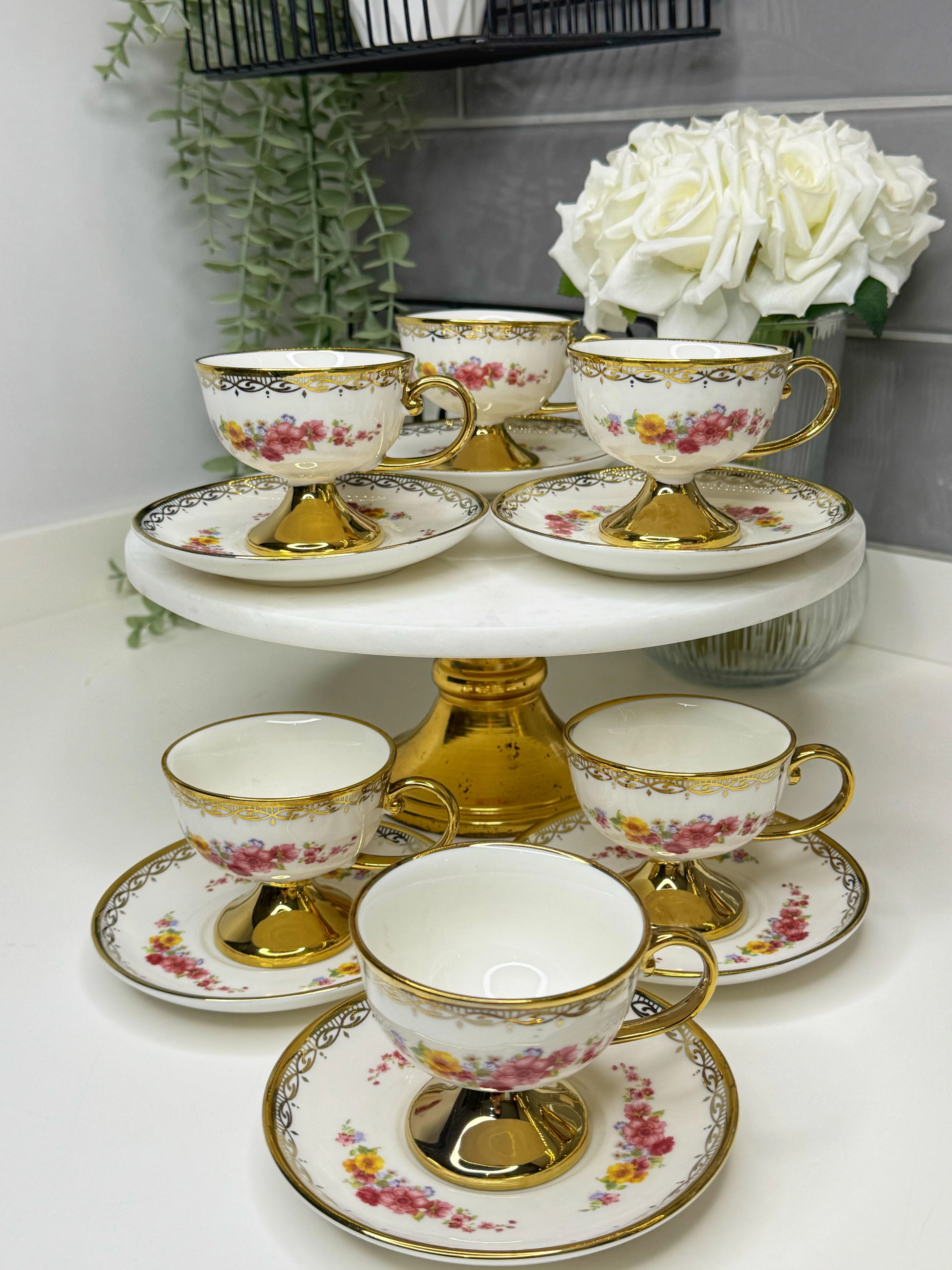 Tiago 6 Kişilik 18 Parça Kahve Sunum Seti