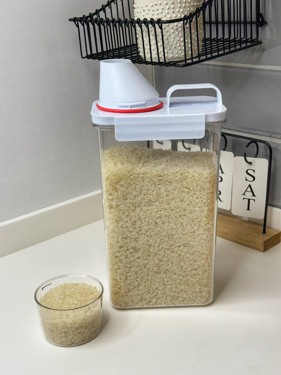 Ölçekli Erzak Kabı (2300 ml)