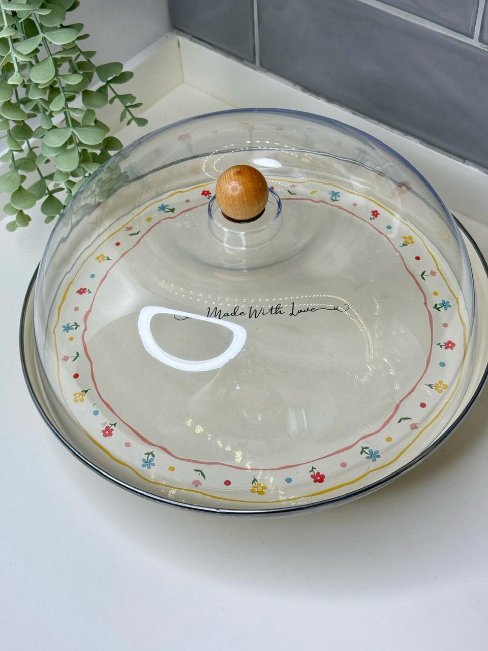 Grace Ayaklı Pasta Fanusu